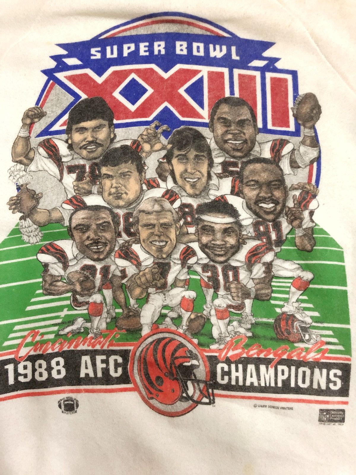 Vintage Vintage Superbowl XIII 1988 Cincinati Bengals Size US L / EU 52-54 / 3 - 3 Thumbnail