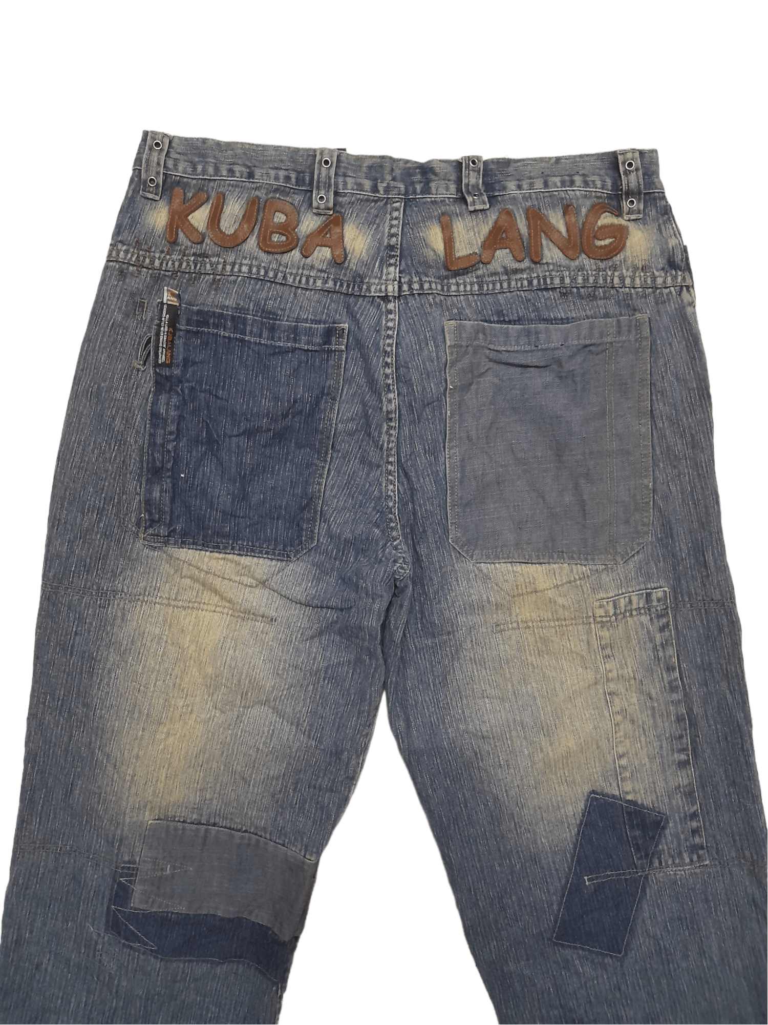Designer Kuba Lang Designer Denim (E434) Size US 38 / EU 54 - 3 Thumbnail