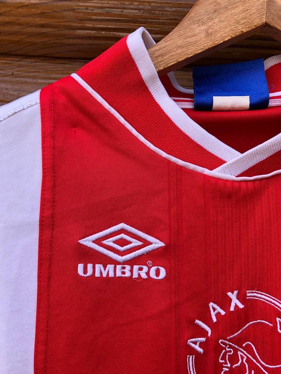 Umbro × Vintage VINTAGE AJAX AMSTERDAM 1998-1999 UMBRO JERSEY Size US S / EU 44-46 / 1 - 4 Thumbnail