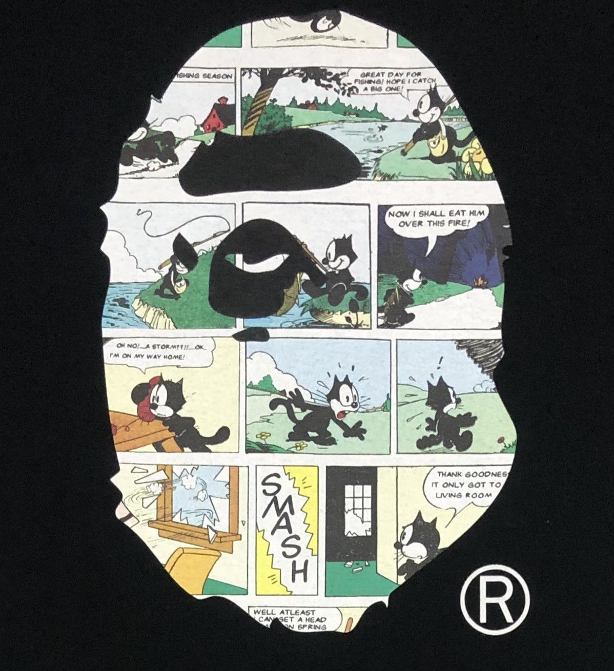 Bape 🔥FINAL DROP🔥OG A Bathing Ape(R) X Felix Cat Tee Size US XL / EU 56 / 4 - 6 Thumbnail