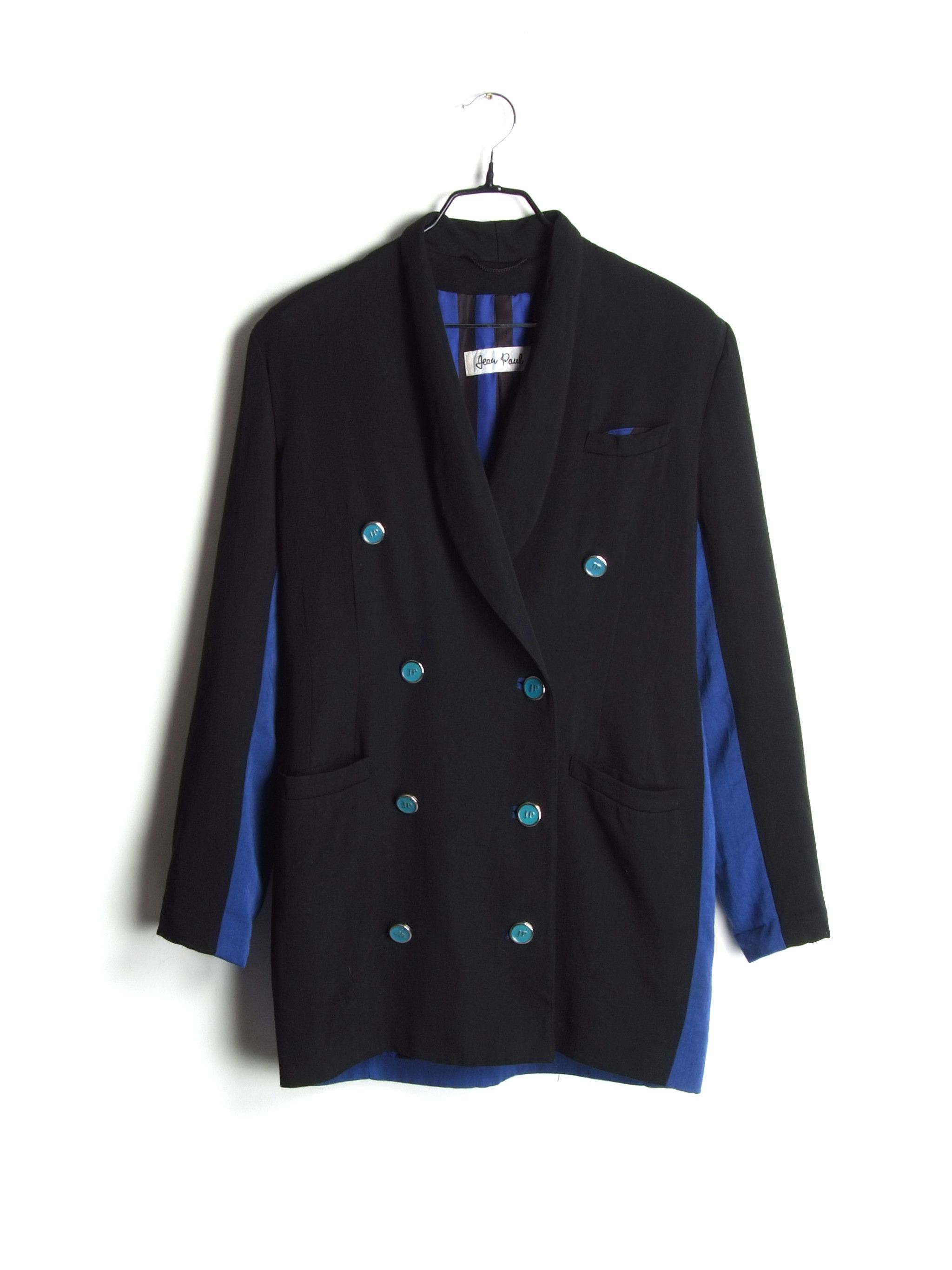 Other × Vintage Vintage 1980's Jean Paul Long Blazer Double Breasted Size M / US 6-8 / IT 42-44 - 1 Thumbnail