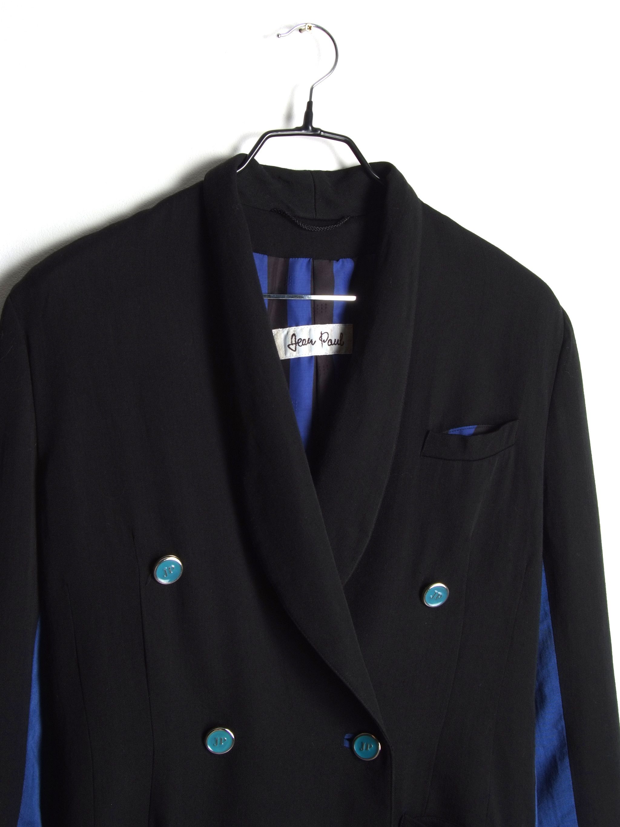 Other × Vintage Vintage 1980's Jean Paul Long Blazer Double Breasted Size M / US 6-8 / IT 42-44 - 5 Thumbnail