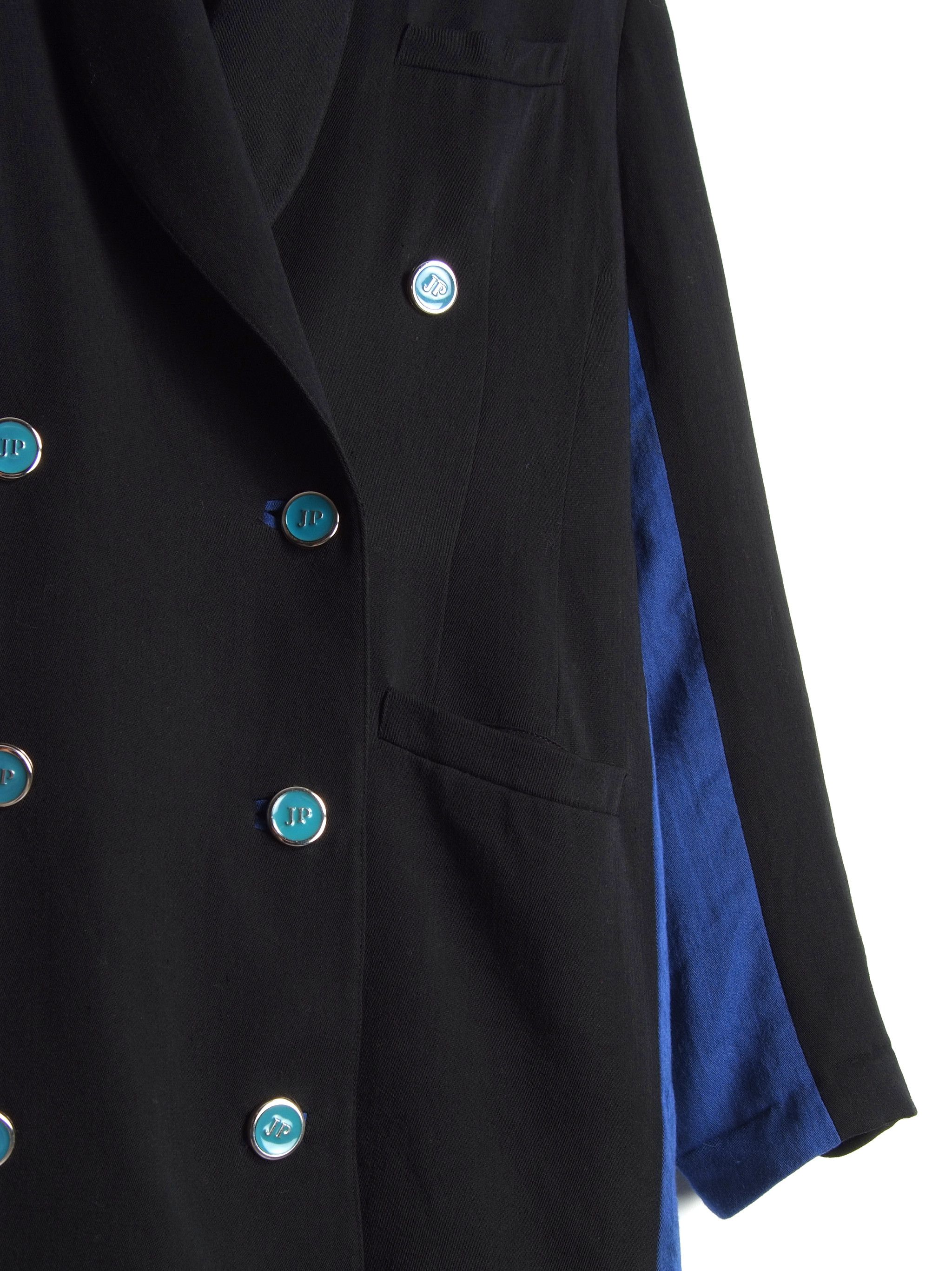 Other × Vintage Vintage 1980's Jean Paul Long Blazer Double Breasted Size M / US 6-8 / IT 42-44 - 6 Thumbnail
