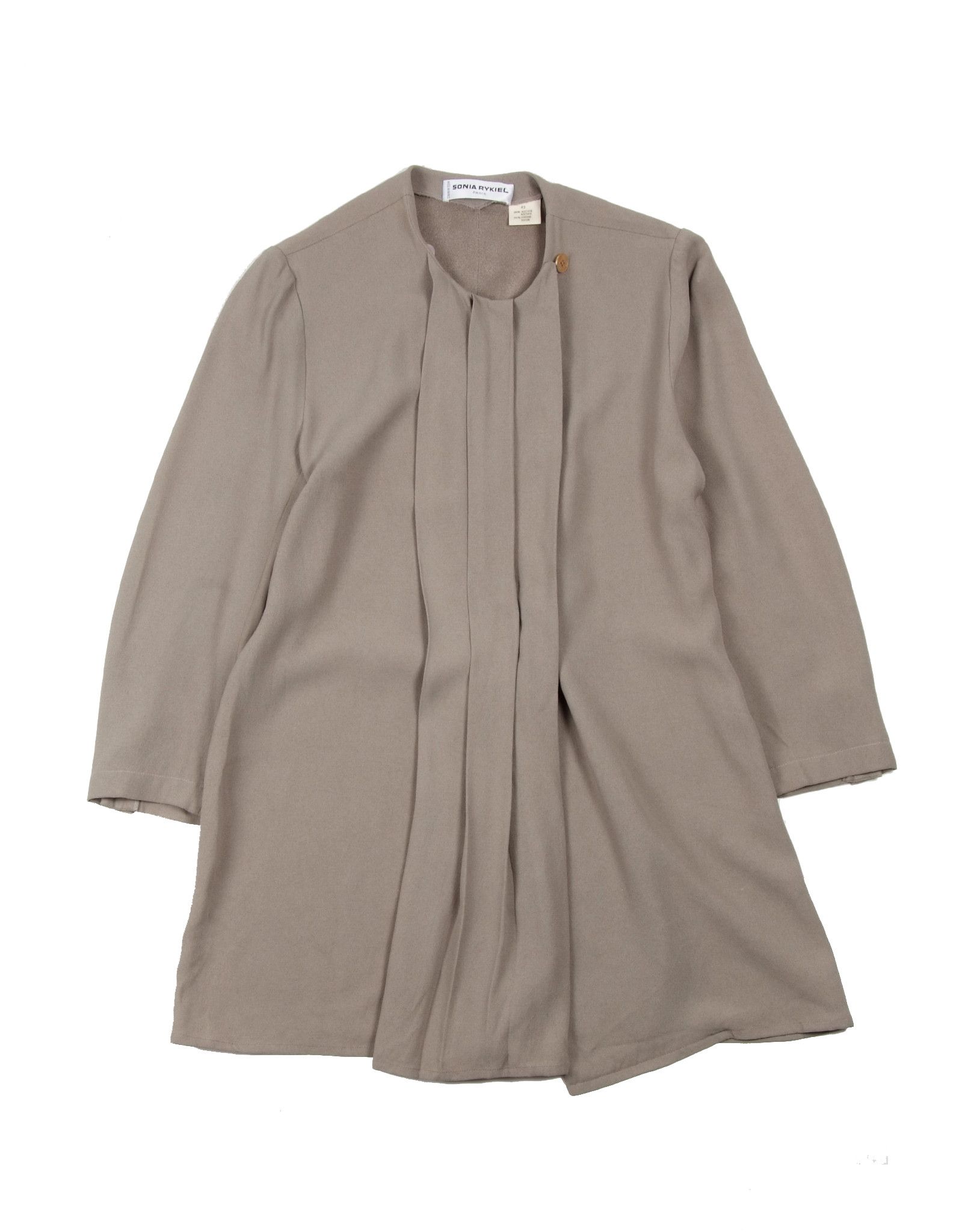 Sonia Rykiel Vintage Sonia Rykiel Avantgarde Hidden Buttons Light Jacket Size L / US 10 / IT 46 - 2 Thumbnail