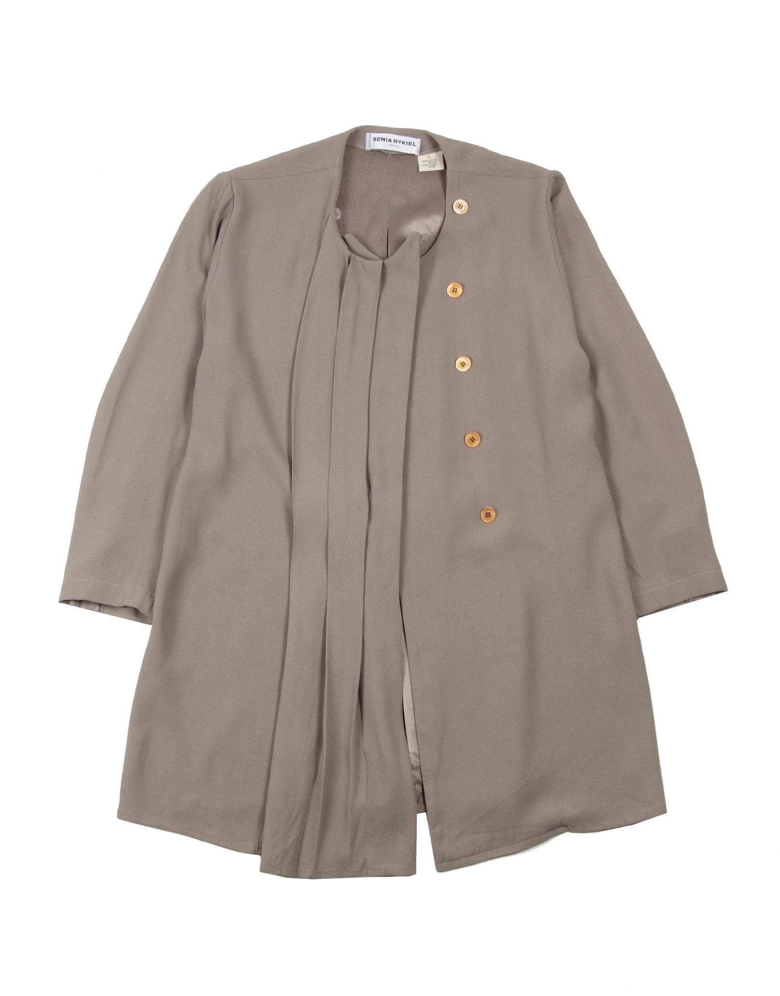 Sonia Rykiel Vintage Sonia Rykiel Avantgarde Hidden Buttons Light Jacket Size L / US 10 / IT 46 - 3 Thumbnail