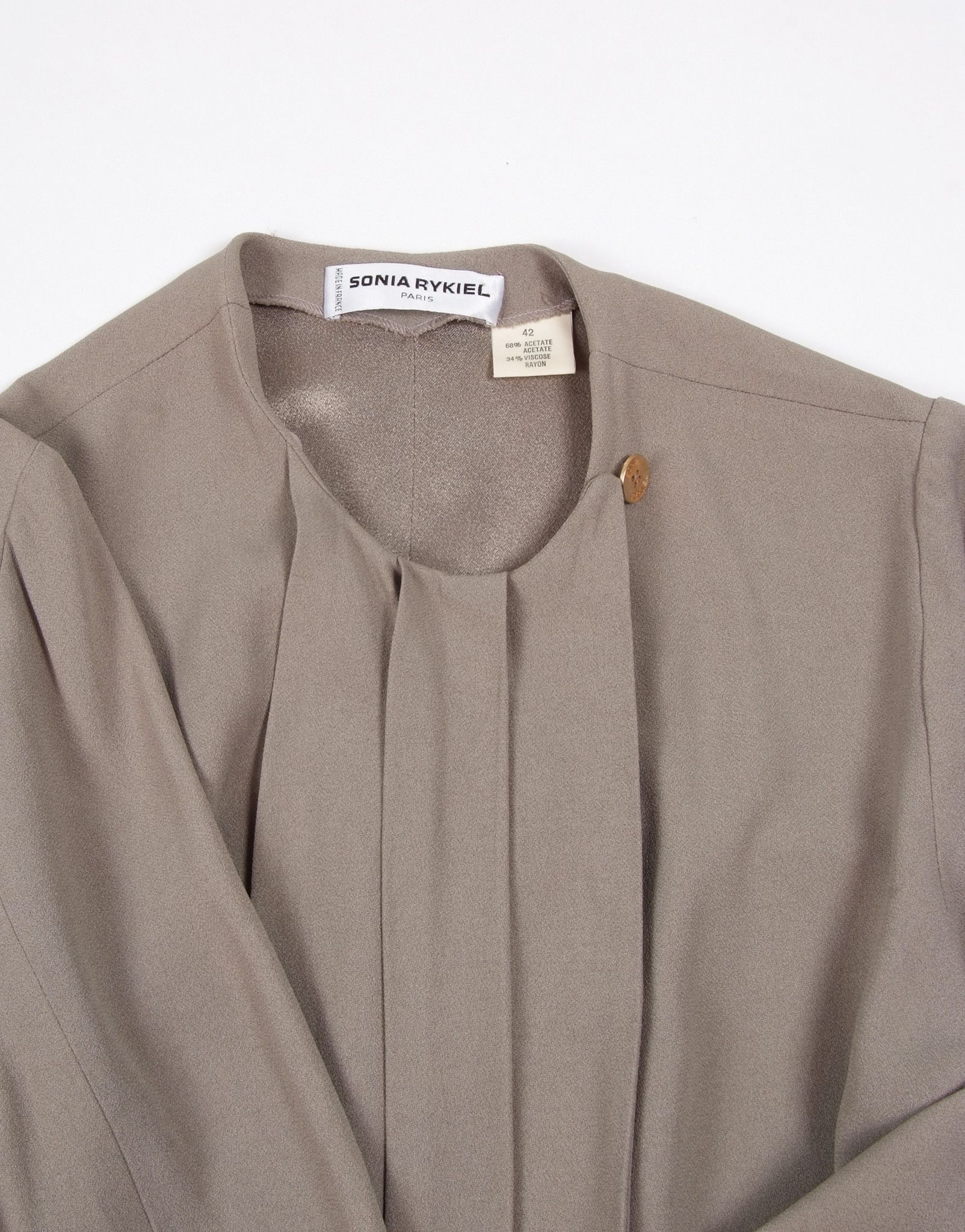 Sonia Rykiel Vintage Sonia Rykiel Avantgarde Hidden Buttons Light Jacket Size L / US 10 / IT 46 - 8 Thumbnail