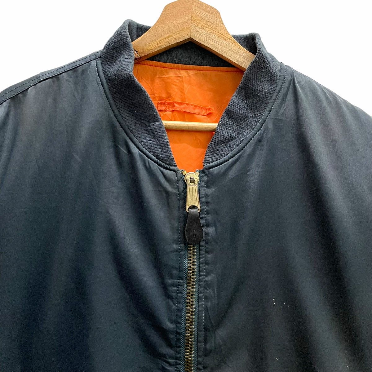 💥 Vintage MA 1 PHANTOM MILITARY Reversible bomber jacket
