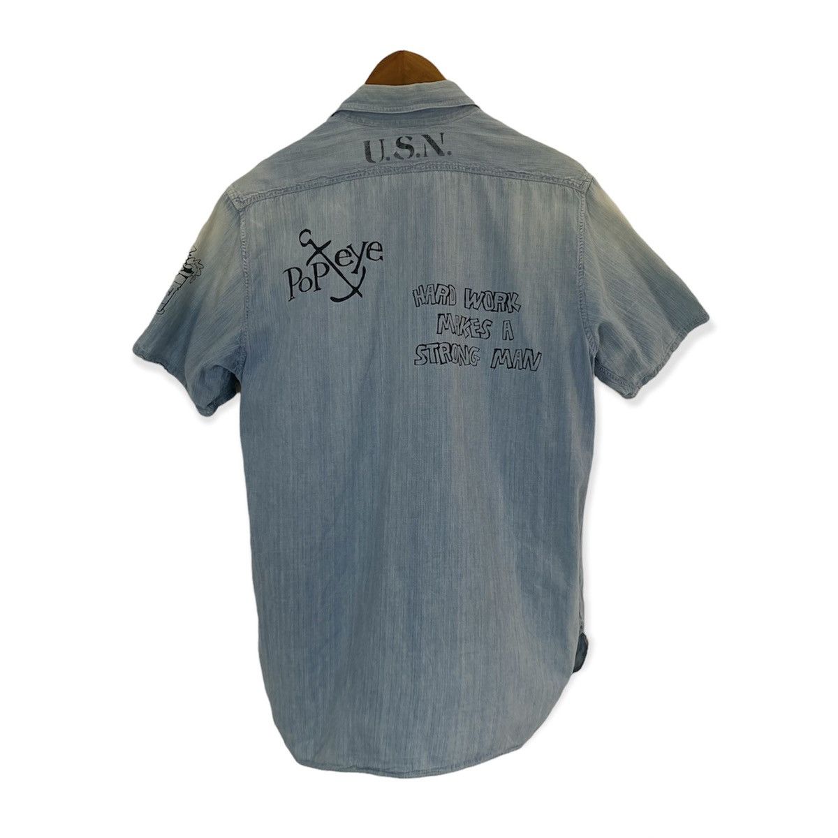 Buzz Rickson's VINTAGE BUZZ RICKSONS X POPEYE USN SHIRT Size US S / EU 44-46 / 1 - 2 Thumbnail