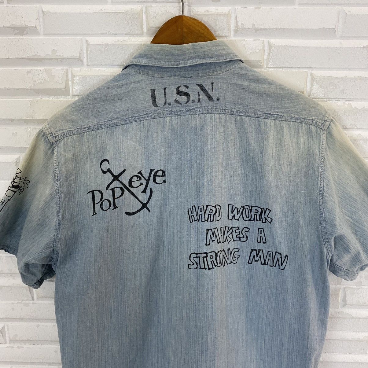 Buzz Rickson's VINTAGE BUZZ RICKSONS X POPEYE USN SHIRT Size US S / EU 44-46 / 1 - 8 Thumbnail