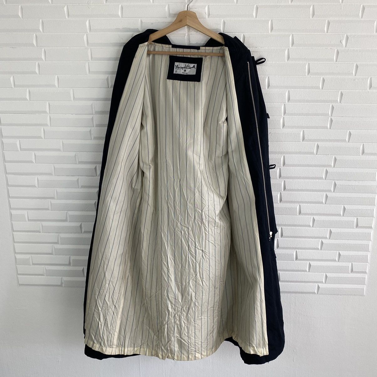 Margaret Howell MARGARET HOWELL ENGLAND BLACK LONG COAT Size US M / EU 48-50 / 2 - 10 Thumbnail