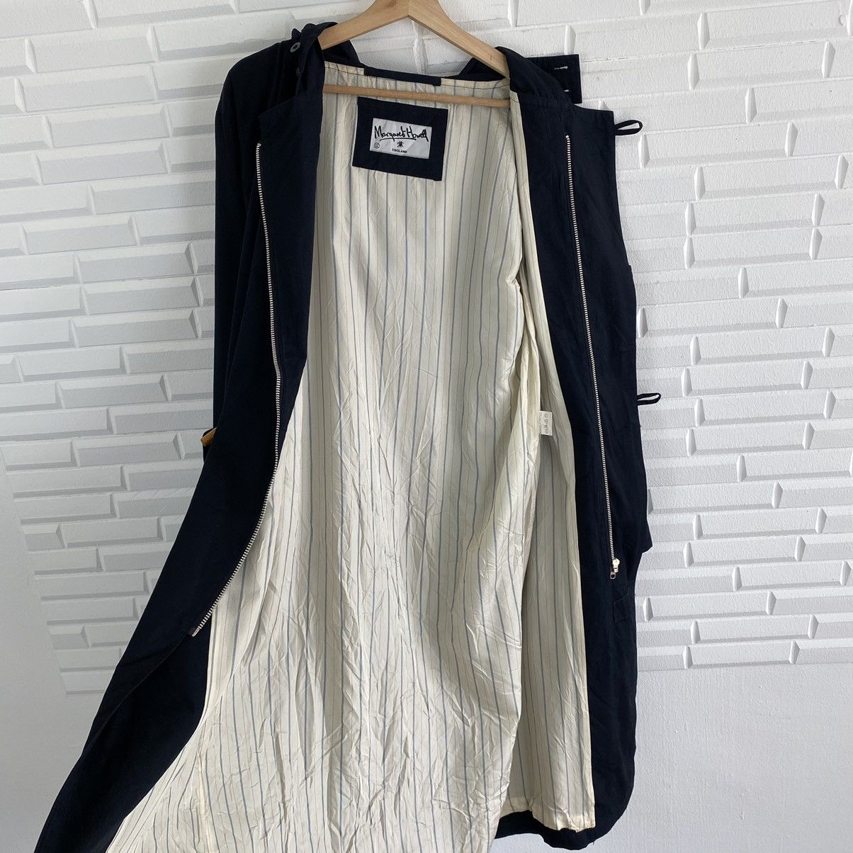 Margaret Howell MARGARET HOWELL ENGLAND BLACK LONG COAT Size US M / EU 48-50 / 2 - 9 Thumbnail