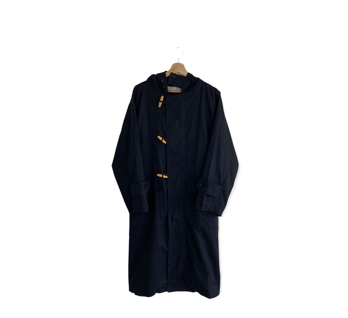Margaret Howell MARGARET HOWELL ENGLAND BLACK LONG COAT Size US M / EU 48-50 / 2 - 1 Thumbnail