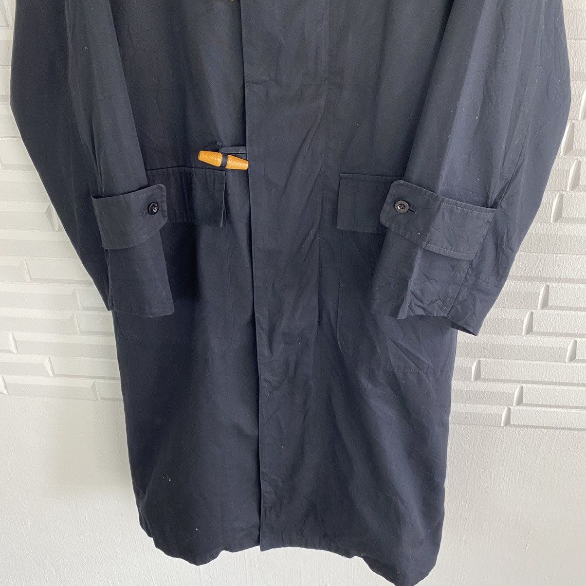 Margaret Howell MARGARET HOWELL ENGLAND BLACK LONG COAT Size US M / EU 48-50 / 2 - 4 Thumbnail