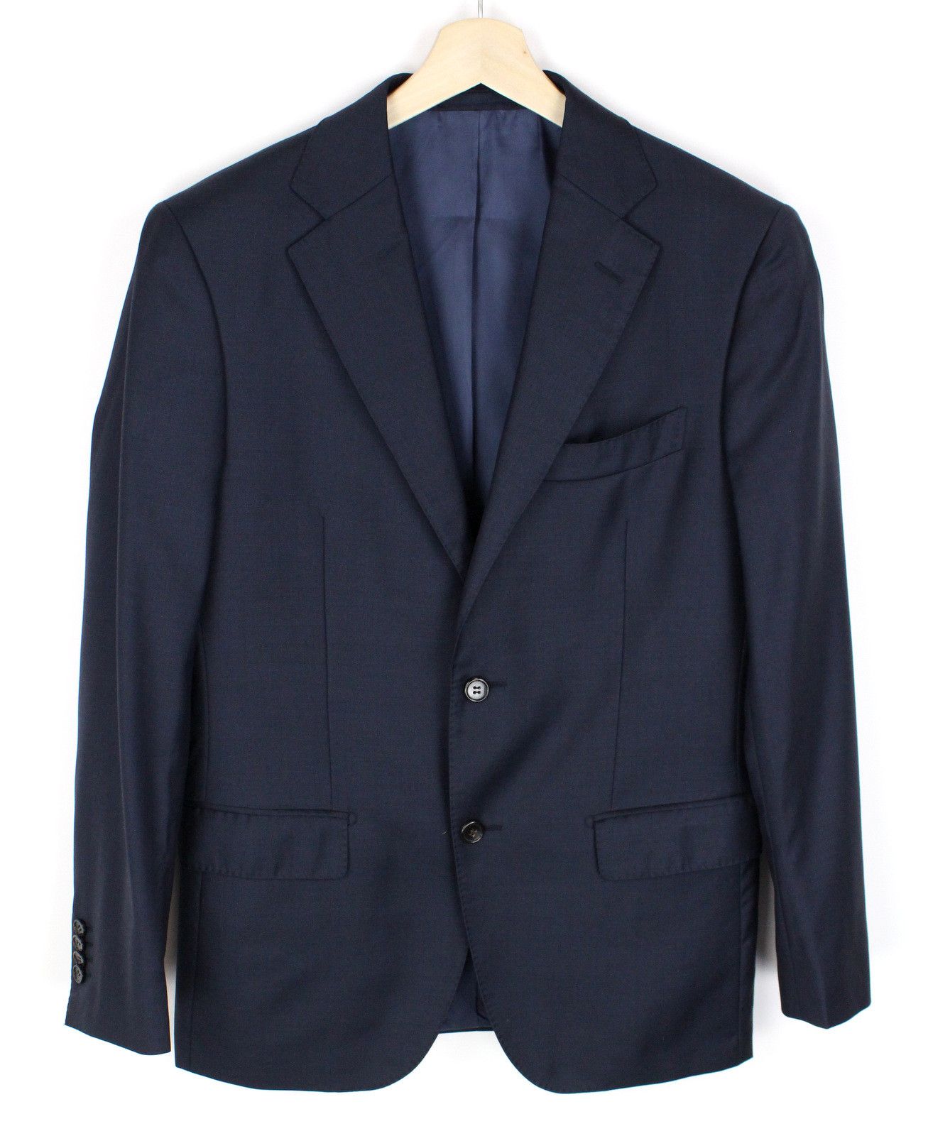 Blazer Homme Suitsupply Napoli - Taille UK40R - Gris Rayé Pure Laine S110s - Slim Fit