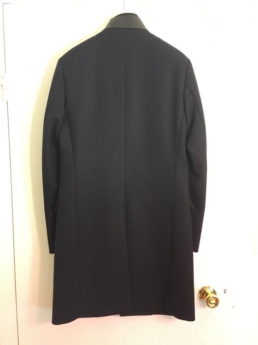 Solid Homme NAVY WOOL CASHMERE COAT Size US M / EU 48-50 / 2 - 2 Thumbnail