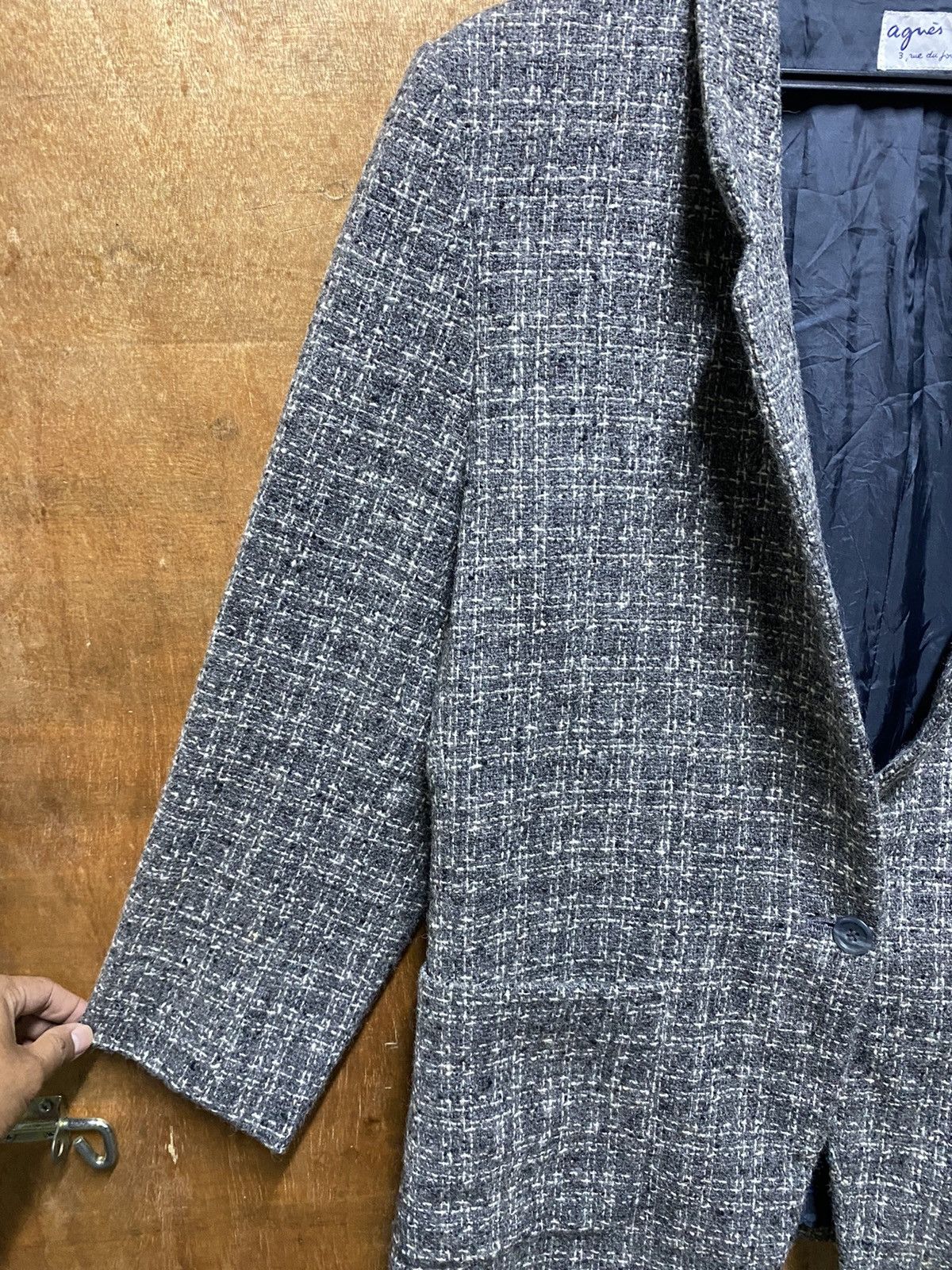 Vintage × agnes b. Vintage Agnes.B Blazer Wool Blazer Jacket Size US M / EU 48-50 / 2 - 6 Thumbnail