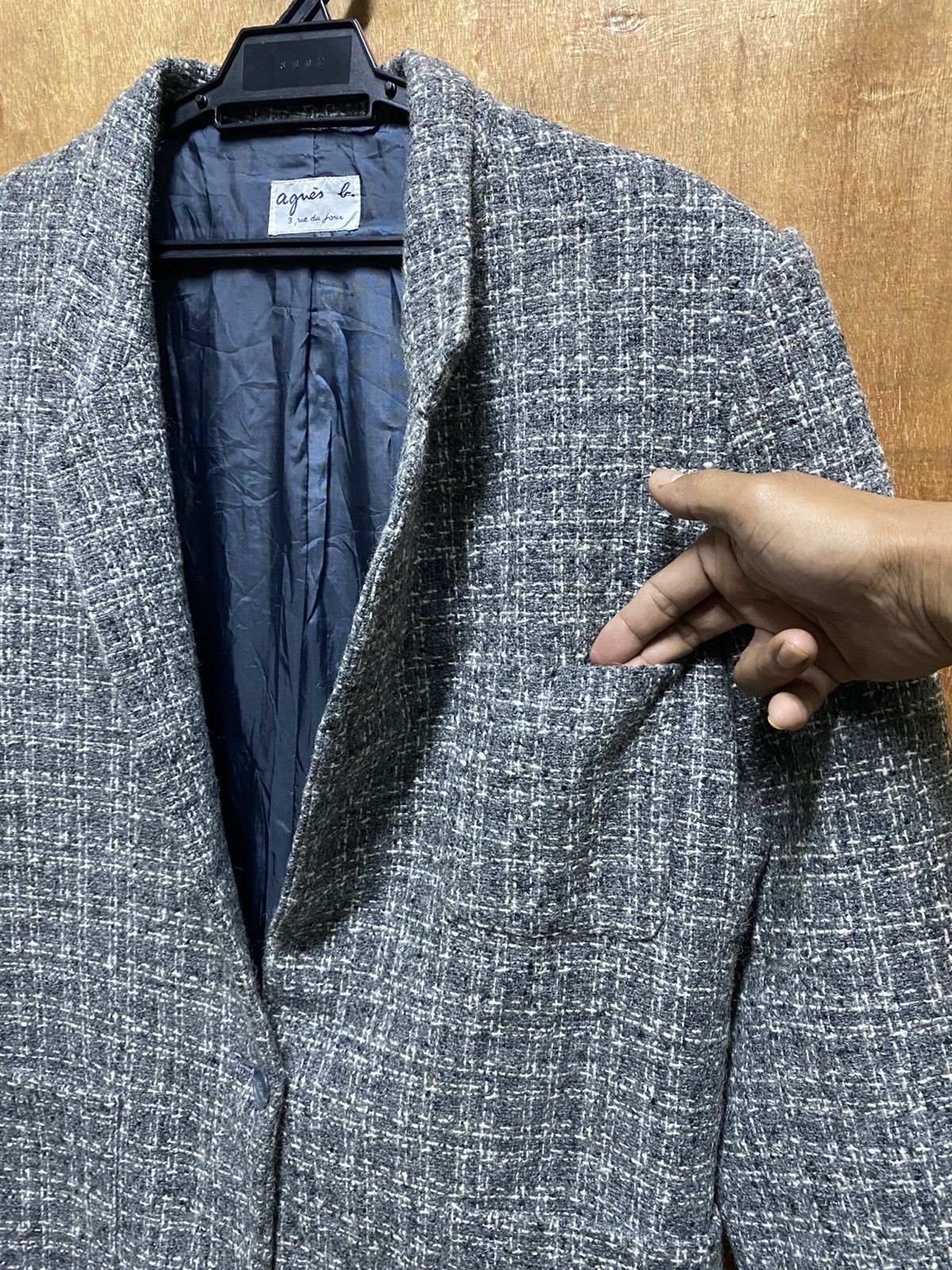 Vintage × agnes b. Vintage Agnes.B Blazer Wool Blazer Jacket Size US M / EU 48-50 / 2 - 3 Thumbnail