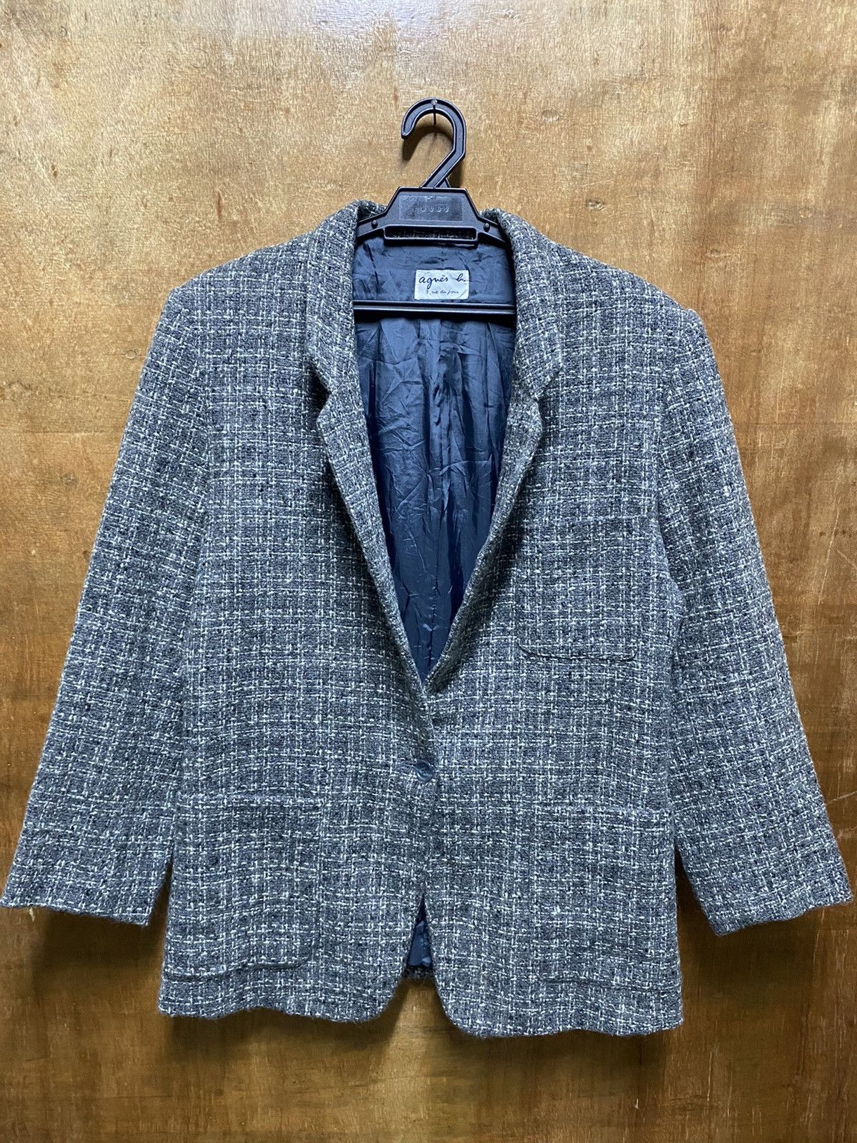 Vintage × agnes b. Vintage Agnes.B Blazer Wool Blazer Jacket Size US M / EU 48-50 / 2 - 1 Thumbnail