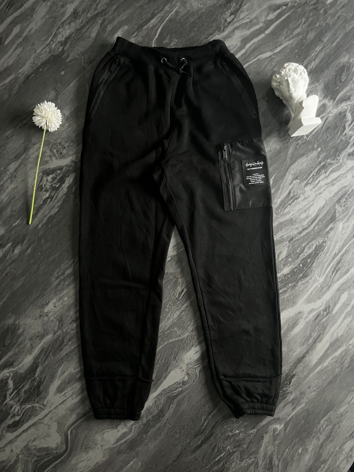 Undercover Gu x Undercover : Sweat pant Jogger Black Color Undercover Gu x Undercover : Sweat pant Jogger Black Color