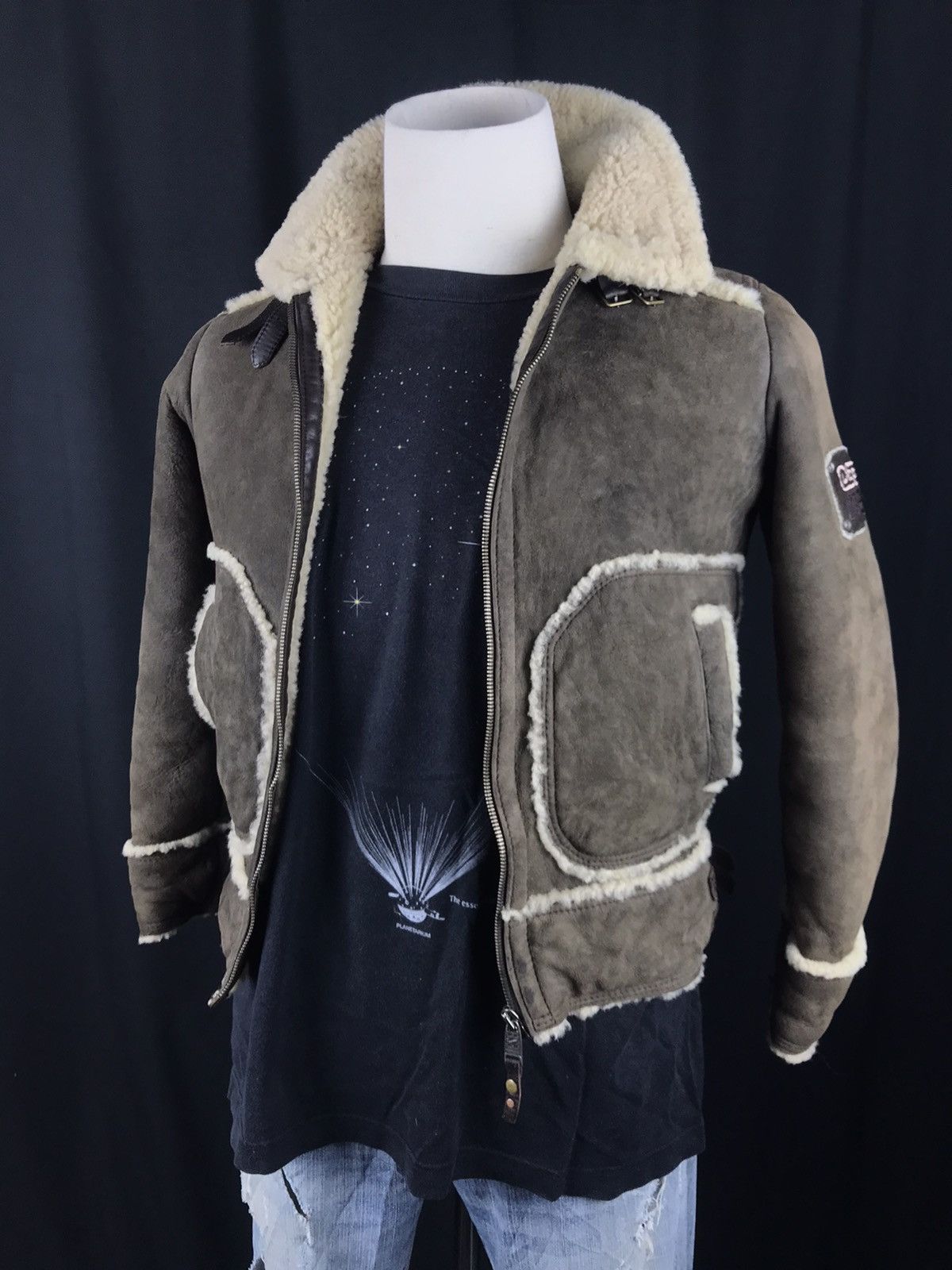 Diesel Resident Evil Leon Diesel Montone Ovis Shearling Real Fur Grailed