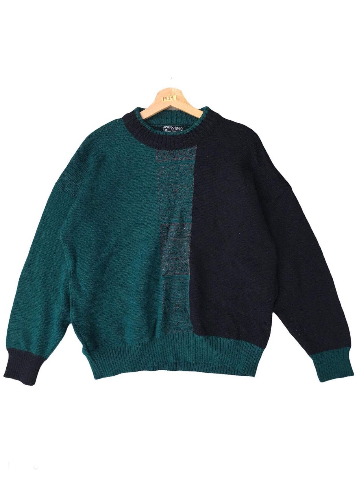 Aran Isles Knitwear 🔴FARENTINO Pureknit New Wool/Stripe Knitting Pattern Size US XL / EU 56 / 4 - 2 Thumbnail