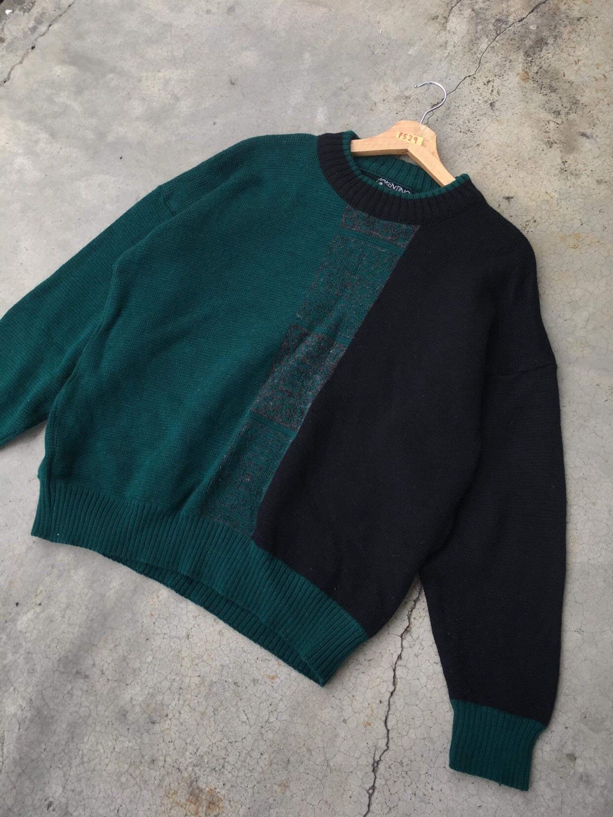 Aran Isles Knitwear 🔴FARENTINO Pureknit New Wool/Stripe Knitting Pattern Size US XL / EU 56 / 4 - 3 Thumbnail