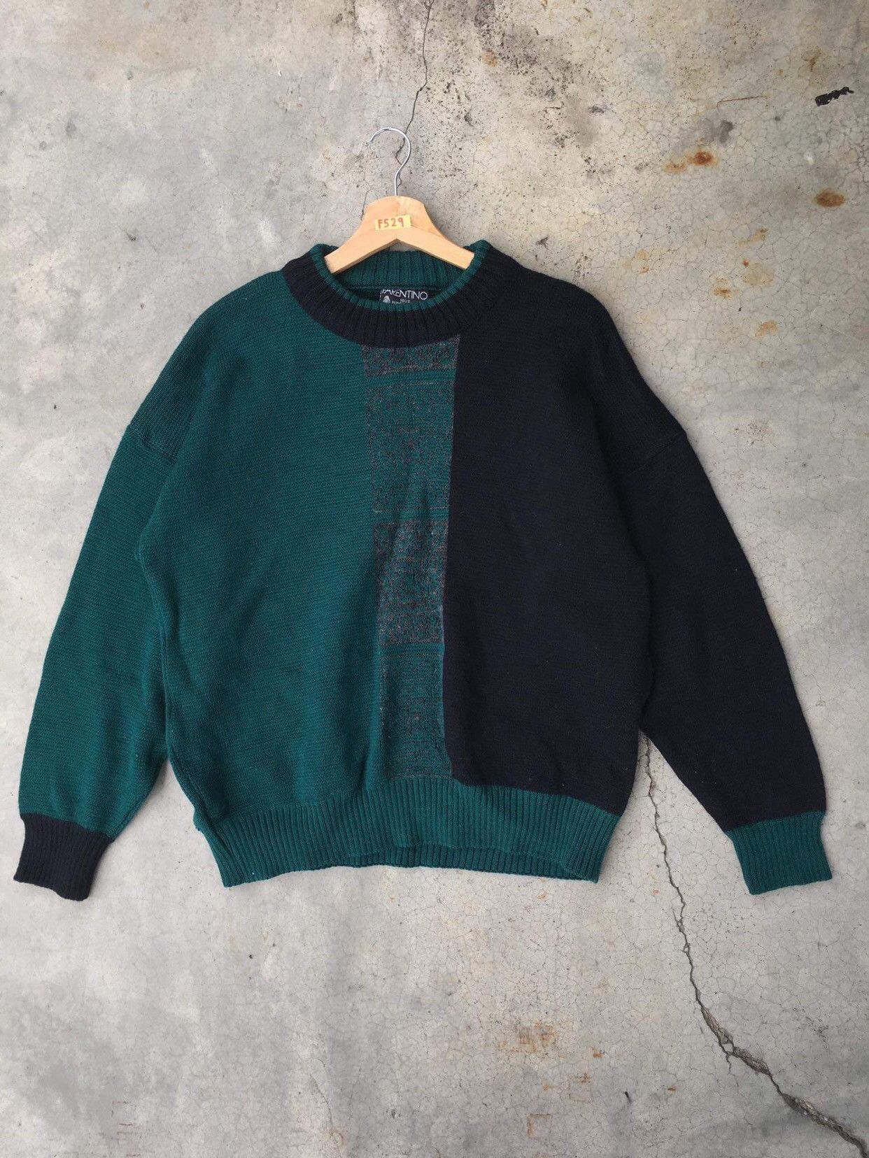 Aran Isles Knitwear 🔴FARENTINO Pureknit New Wool/Stripe Knitting Pattern Size US XL / EU 56 / 4 - 1 Thumbnail
