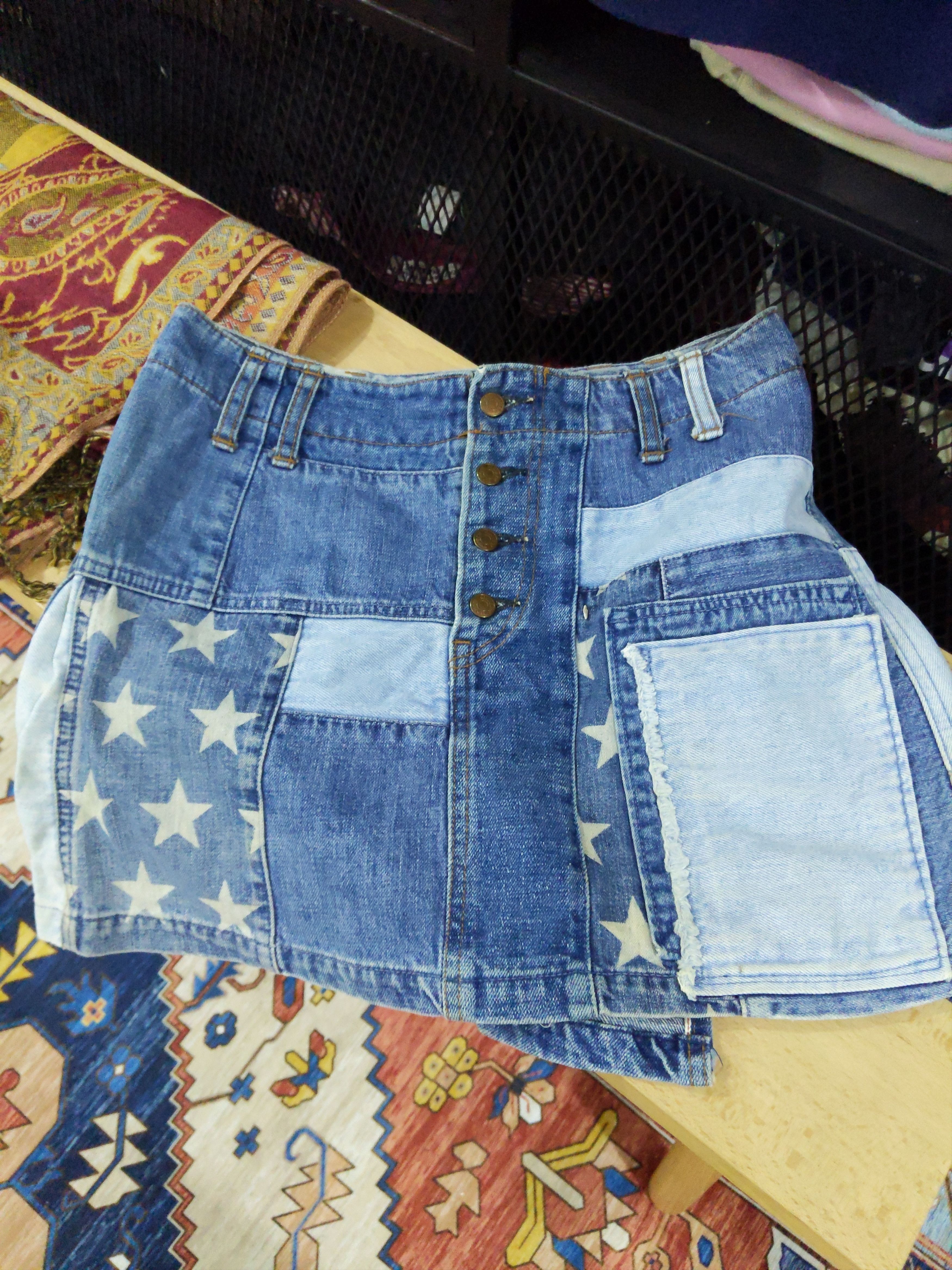 Vintage Hysteric glamour denim skirt