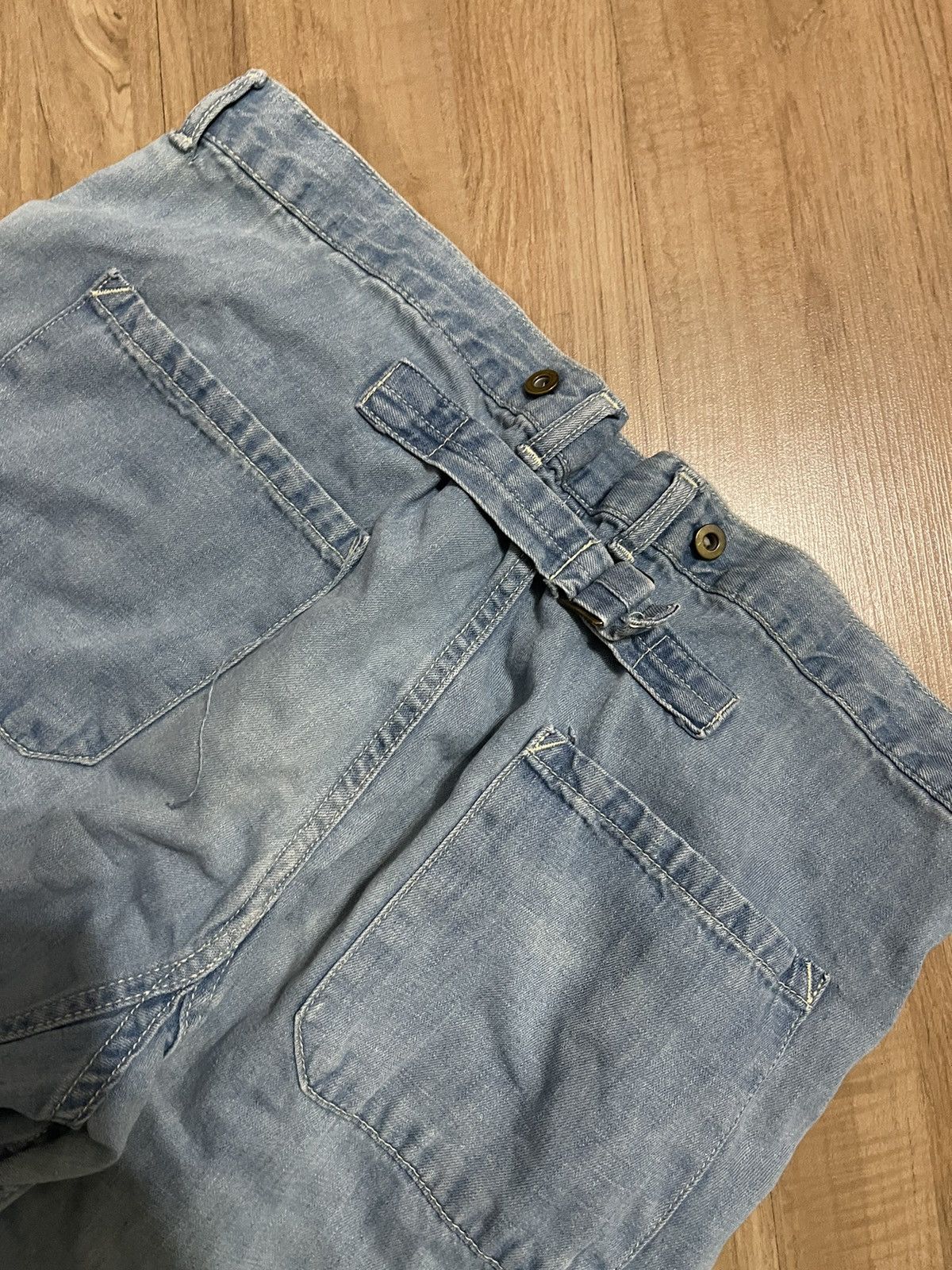 Japanese Brand Hare Light Casual Jeans Size US 37 - 4 Thumbnail
