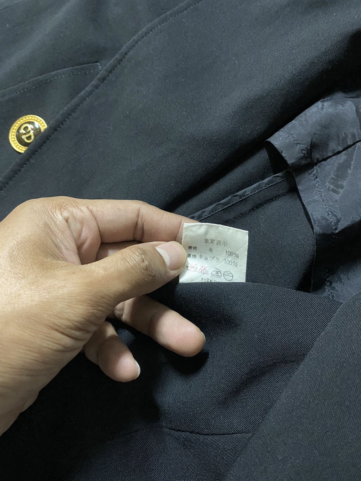 Christian Dior Monsieur × Dior Vintage Christian Dior Double Brest Blazer Light Jacket Size M / US 6-8 / IT 42-44 - 7 Thumbnail