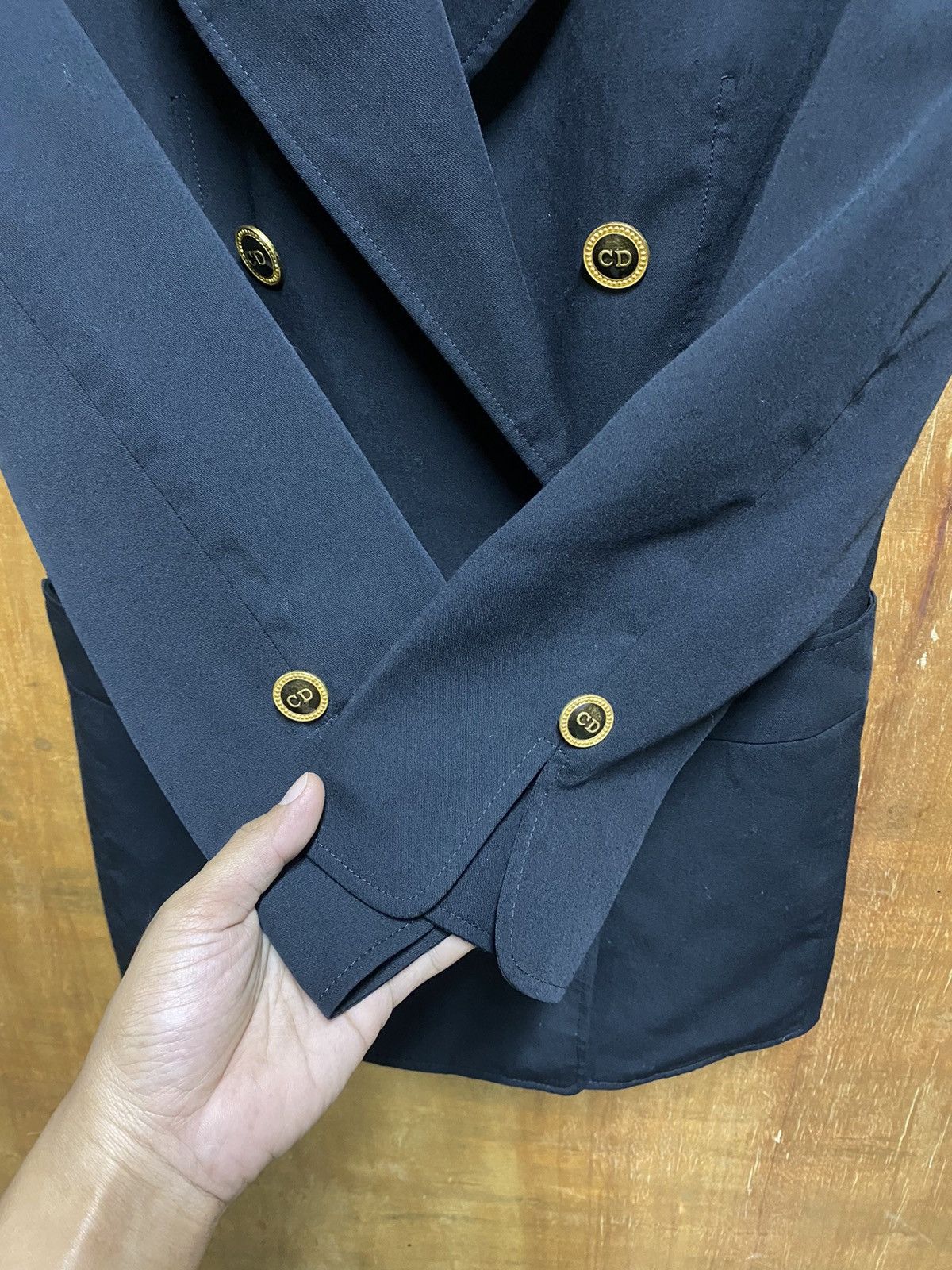Christian Dior Monsieur × Dior Vintage Christian Dior Double Brest Blazer Light Jacket Size M / US 6-8 / IT 42-44 - 5 Thumbnail