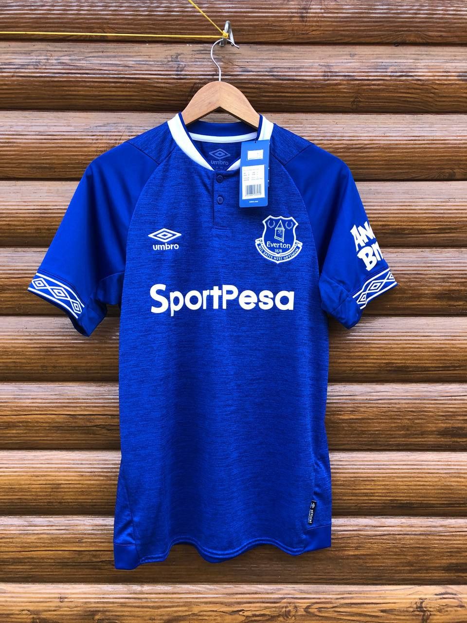Umbro EVERTON HOME FOOTBALL SHIRT SOCCER JERSEY UMBRO Size US S / EU 44-46 / 1 - 1 Thumbnail