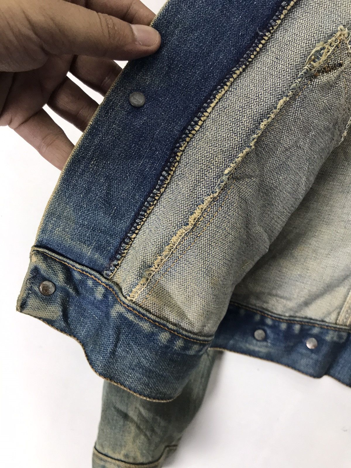 Wrangler 🔥True Vintage 60s Wrangler Made in USA Trucker Denim Jacket Size US S / EU 44-46 / 1 - 21 Thumbnail
