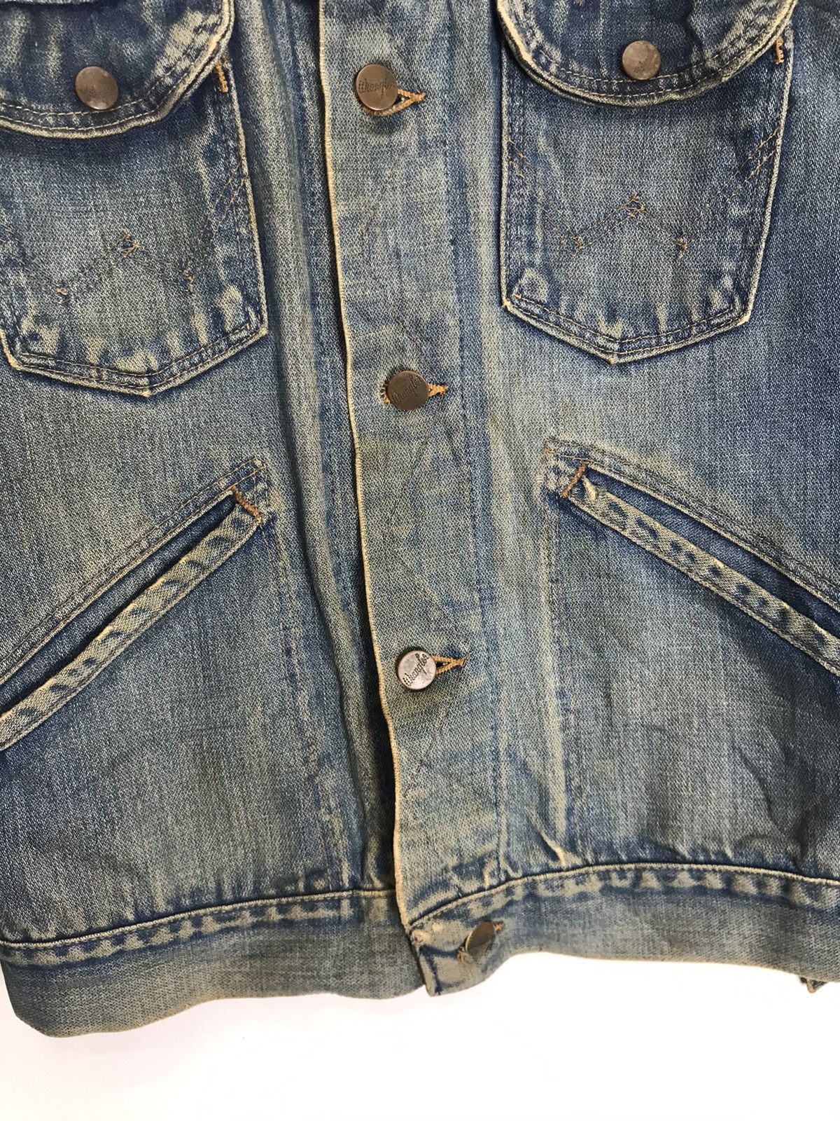 Wrangler 🔥True Vintage 60s Wrangler Made in USA Trucker Denim Jacket Size US S / EU 44-46 / 1 - 8 Thumbnail