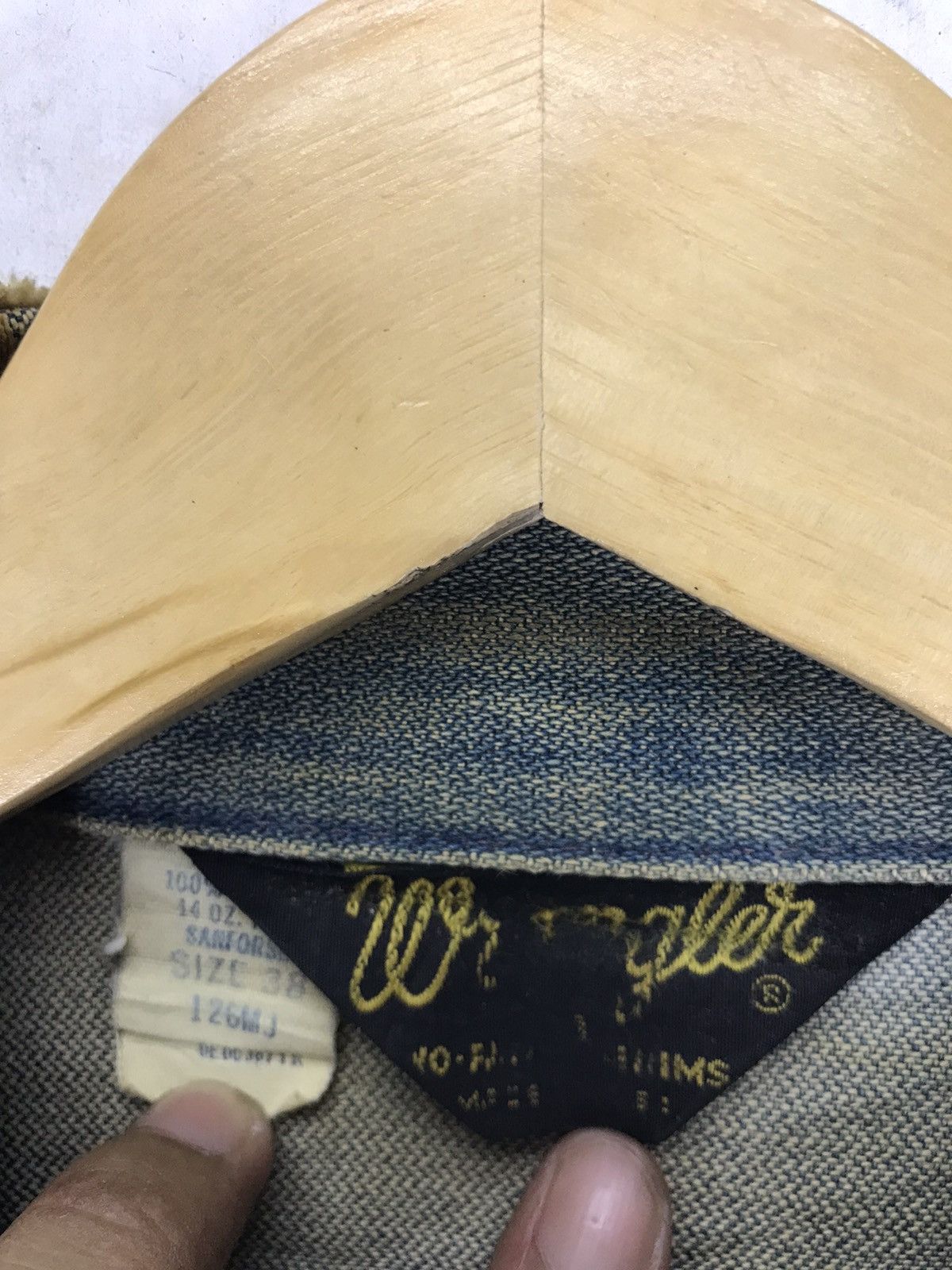 Wrangler 🔥True Vintage 60s Wrangler Made in USA Trucker Denim Jacket Size US S / EU 44-46 / 1 - 7 Thumbnail