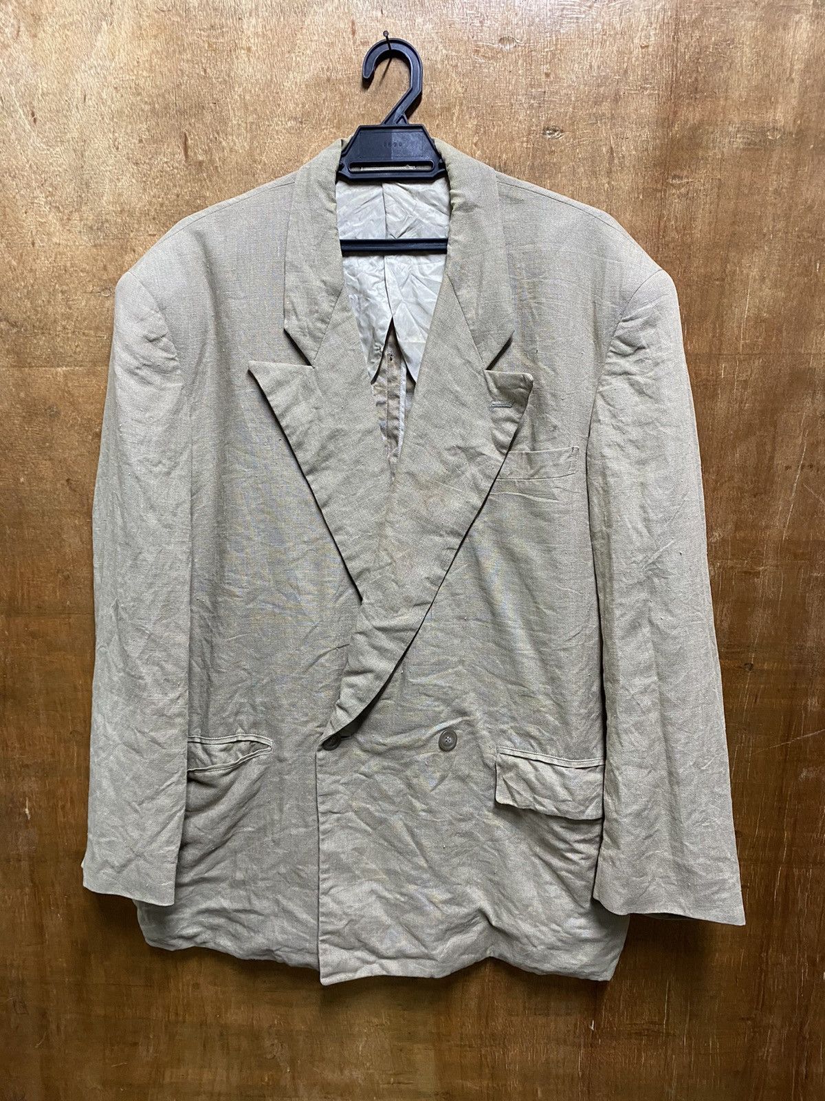 Issey Miyake × Tete Homme × Vintage Vintage Tete Homme x Katoh Kazutaka Linen Jacket Size US M / EU 48-50 / 2 - 1 Thumbnail