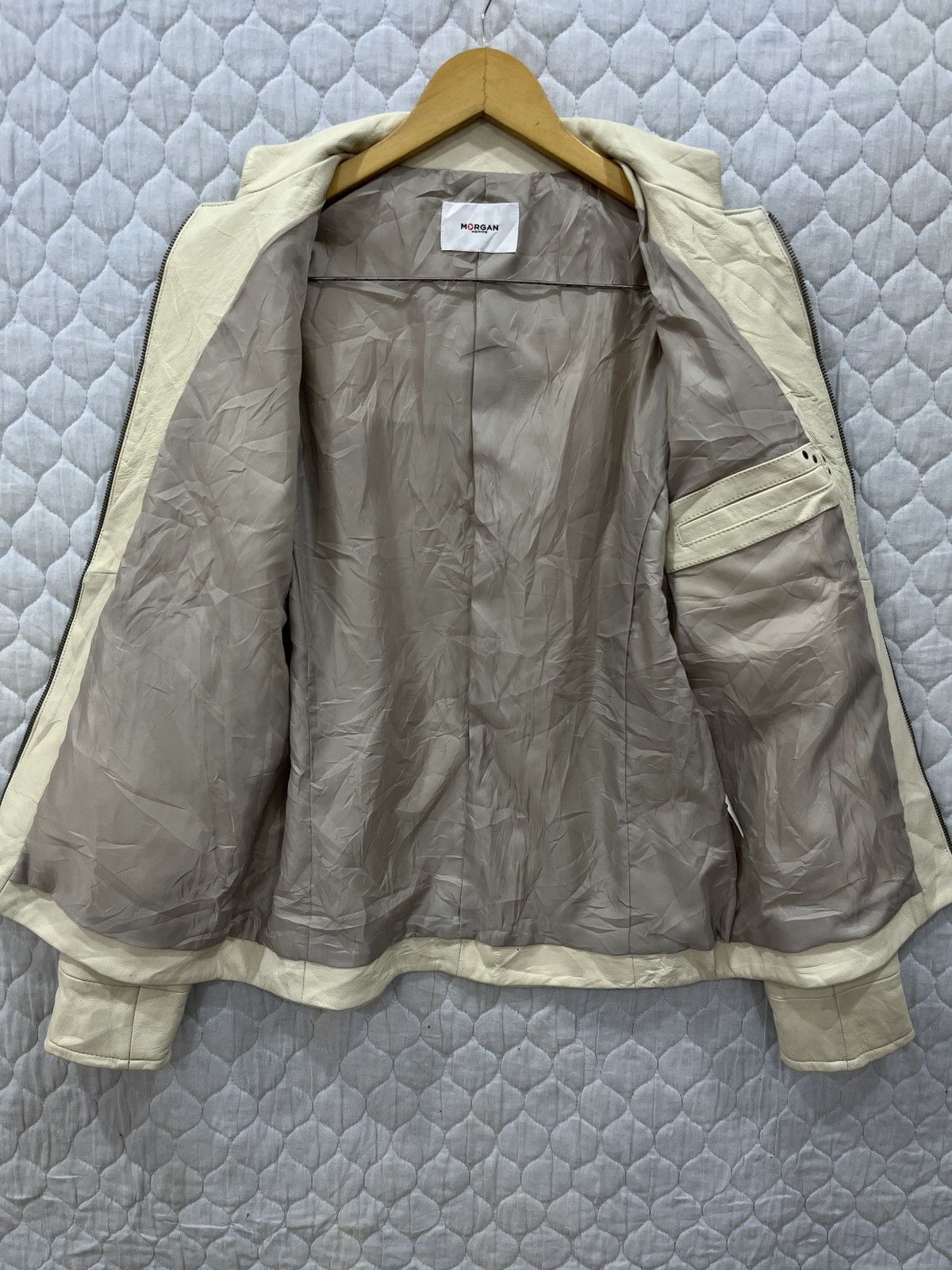 Morgan Homme (Vv). MORGAN HOMME LEATHER JACKET Size M / US 6-8 / IT 42-44 - 5 Thumbnail