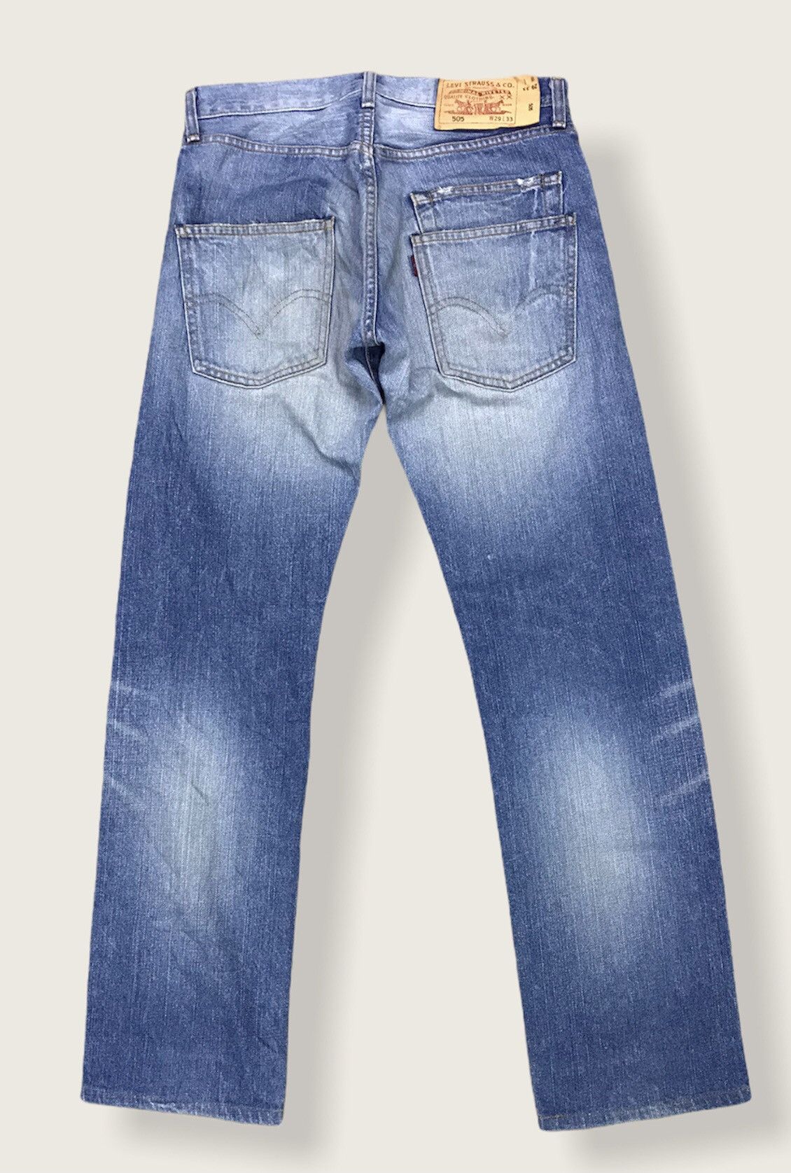 Levi's Vintage Clothing Distressed Levi’s 504 size 30 Size US 30 / EU 46 - 2 Thumbnail