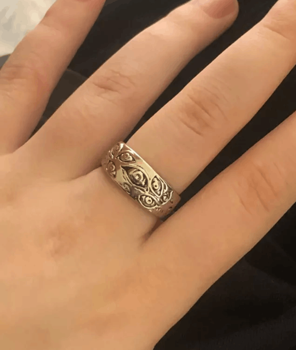 Other Punk Eyes Ring Size ONE SIZE - 4 Thumbnail