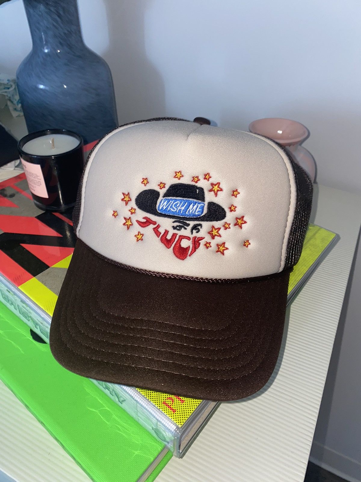 Wish Me Luck Wish Me Luck Lucky Cowboy Trucker Hat | Grailed