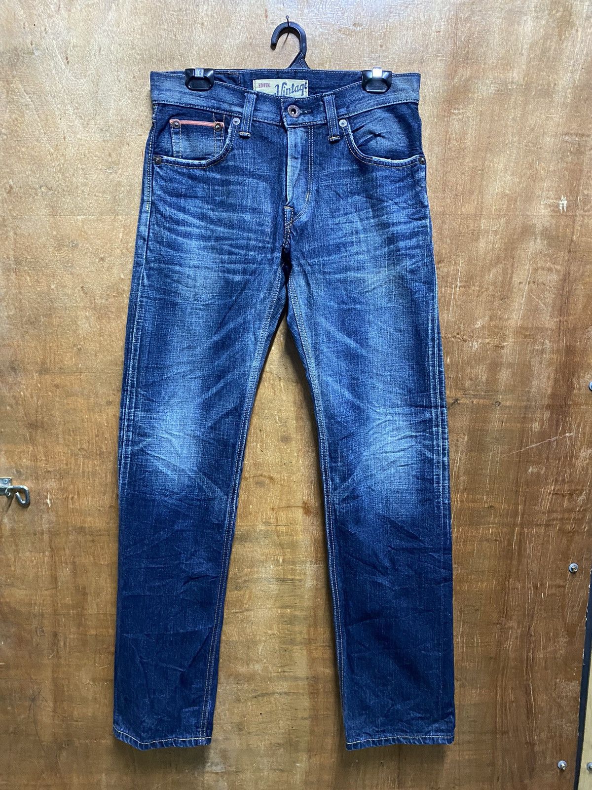Edwin Jeans Japan Edwin 503V Selvedge Distressed Denim Size US 30 / EU 46 - 4 Thumbnail