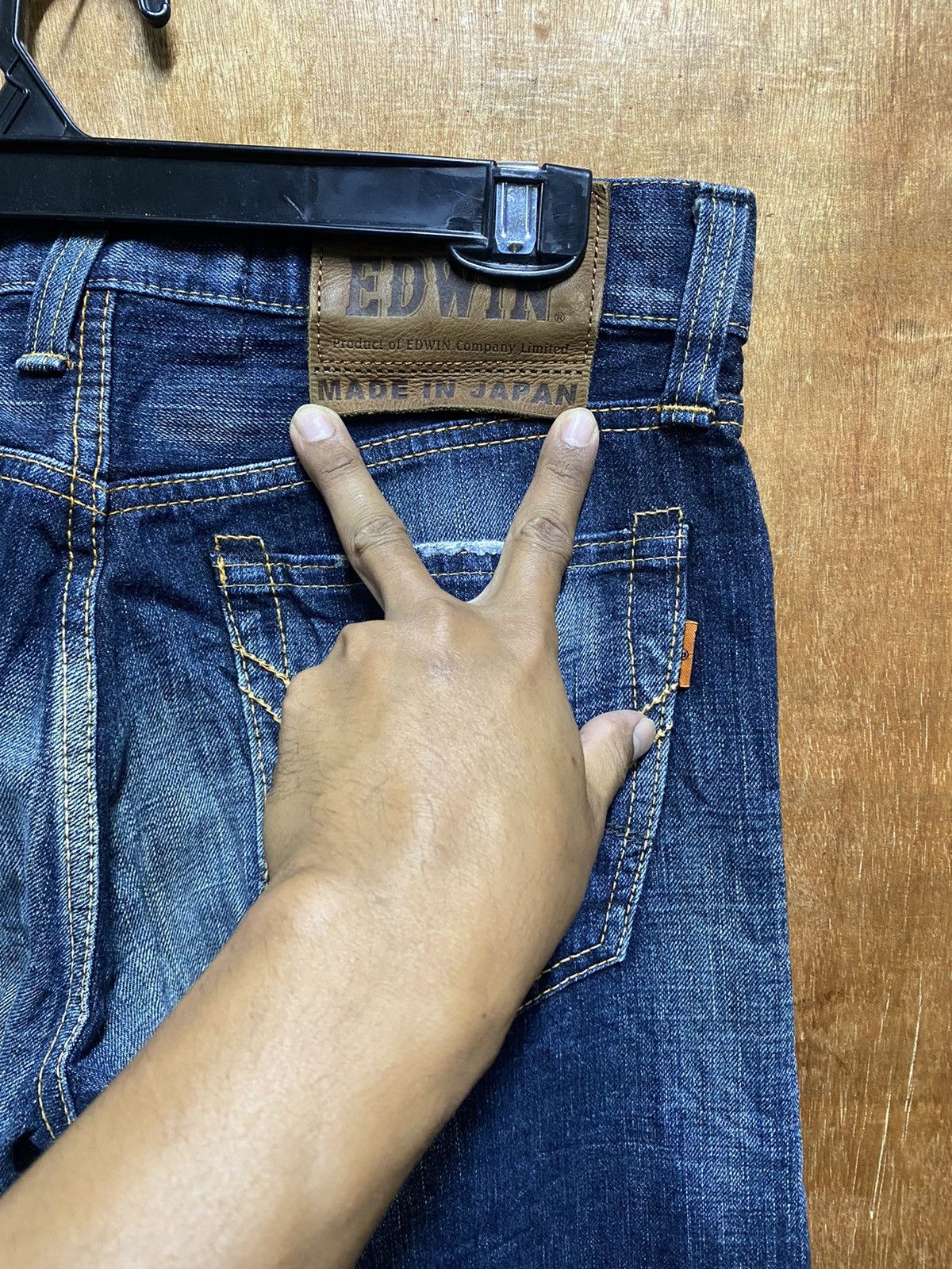 Edwin Jeans Japan Edwin 503V Selvedge Distressed Denim Size US 30 / EU 46 - 3 Thumbnail