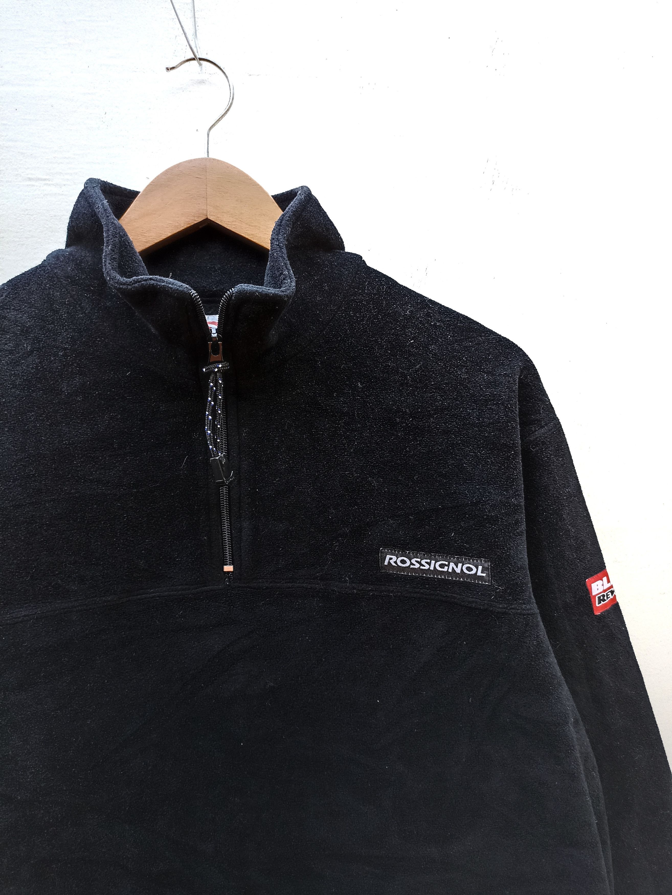 Japanese Brand Rossignol Fleece Blizzak Revolution sweater jacket Size US L / EU 52-54 / 3 - 1 Thumbnail