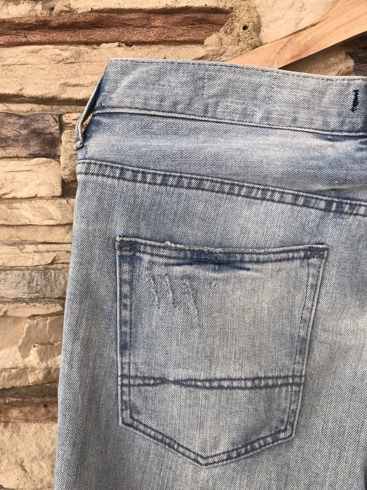 Vintage Flare Bayflow Slim Skinny Distressed Jeans japanese brand Size US 31 - 10 Thumbnail
