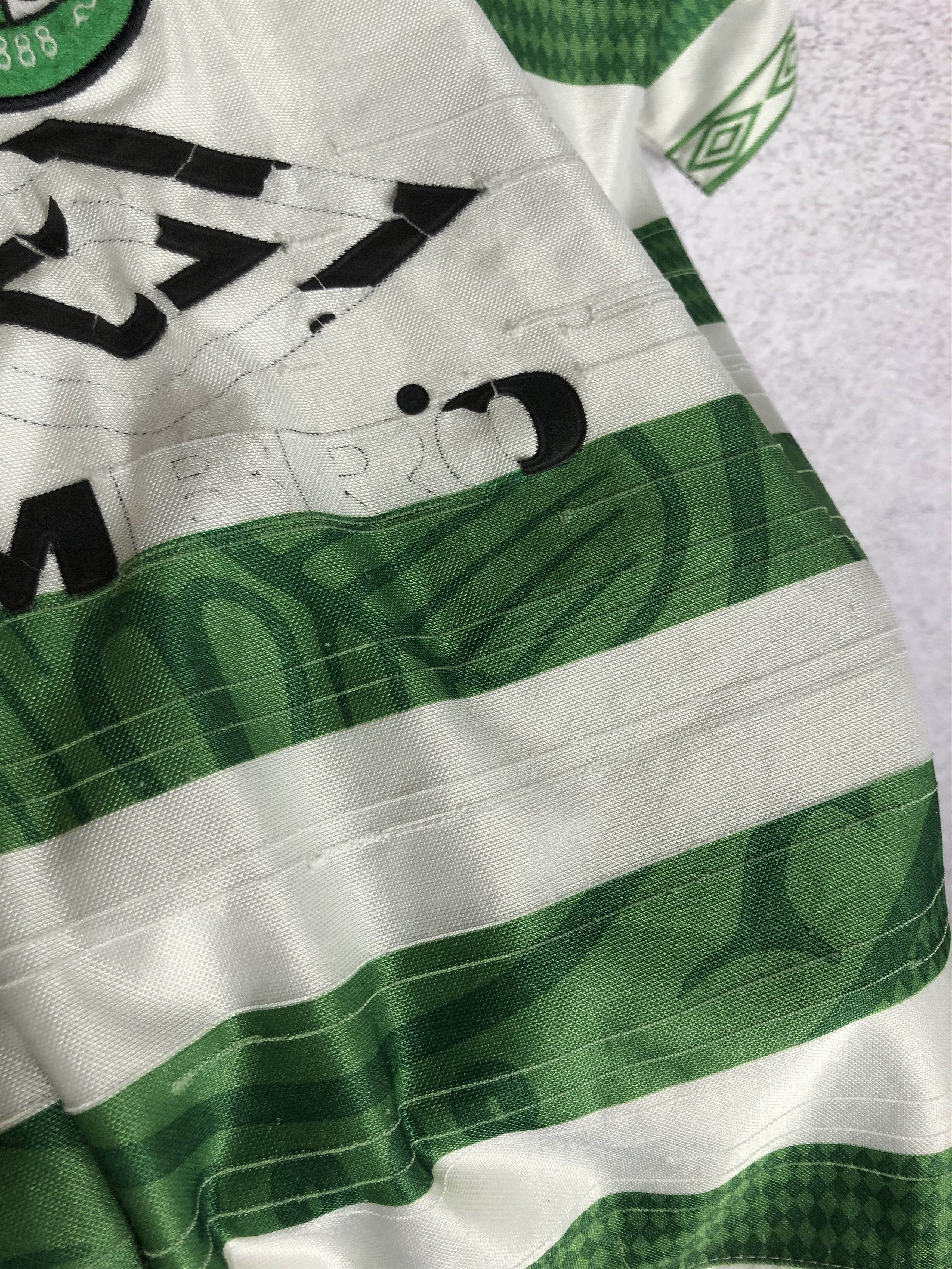 Umbro FC Celtic 1997 1999 Umbro Vintage Soccer Jersey shirt Size US XXS / EU 40 - 7 Thumbnail