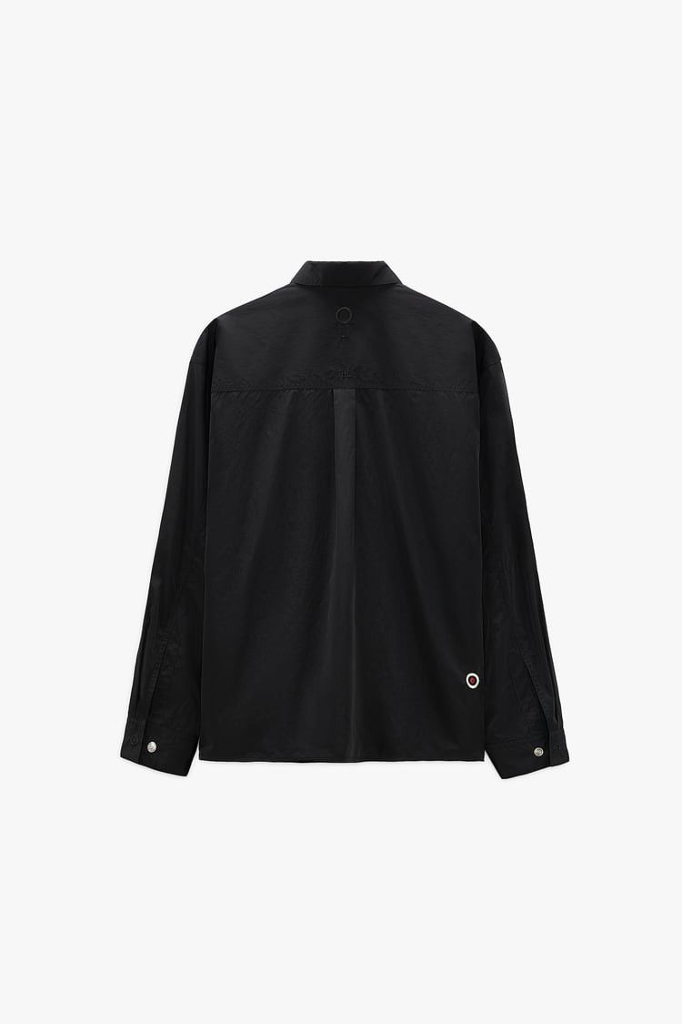 Rhude Rhuigi x Zara L nylon overshirt black light jacket Size US L / EU 52-54 / 3 - 15 Thumbnail