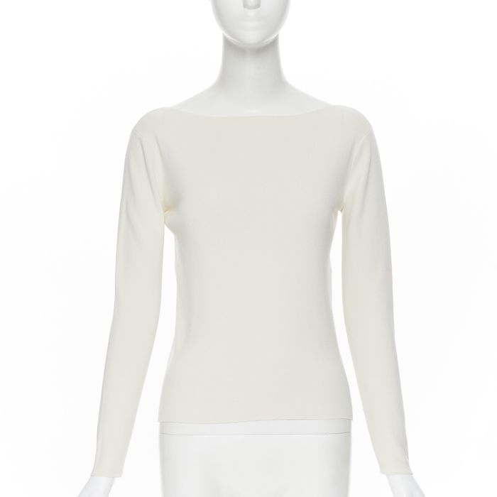 Weekend Max Mara WEEKEND MAX MARA cream beige viscose polyamide knit ...