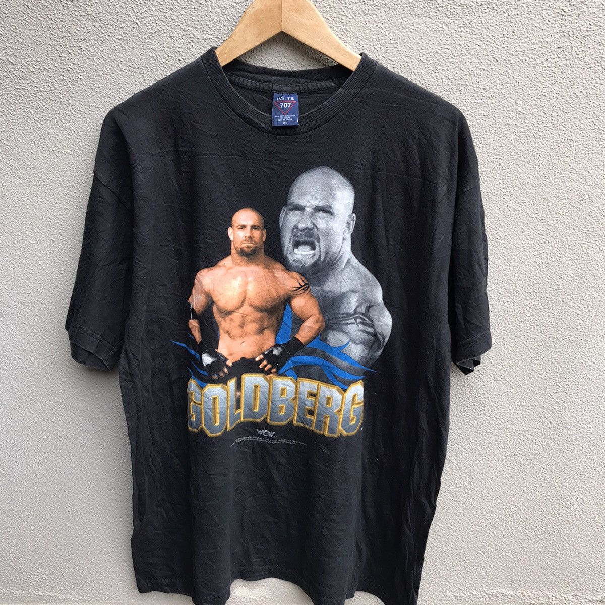 Vintage Vintage 90s GOLDBERG wrestling tee Size US XL / EU 56 / 4 - 2 Thumbnail