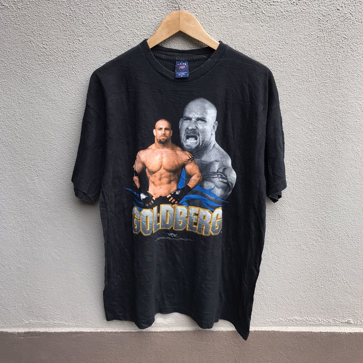 Vintage Vintage 90s GOLDBERG wrestling tee Size US XL / EU 56 / 4 - 1 Thumbnail
