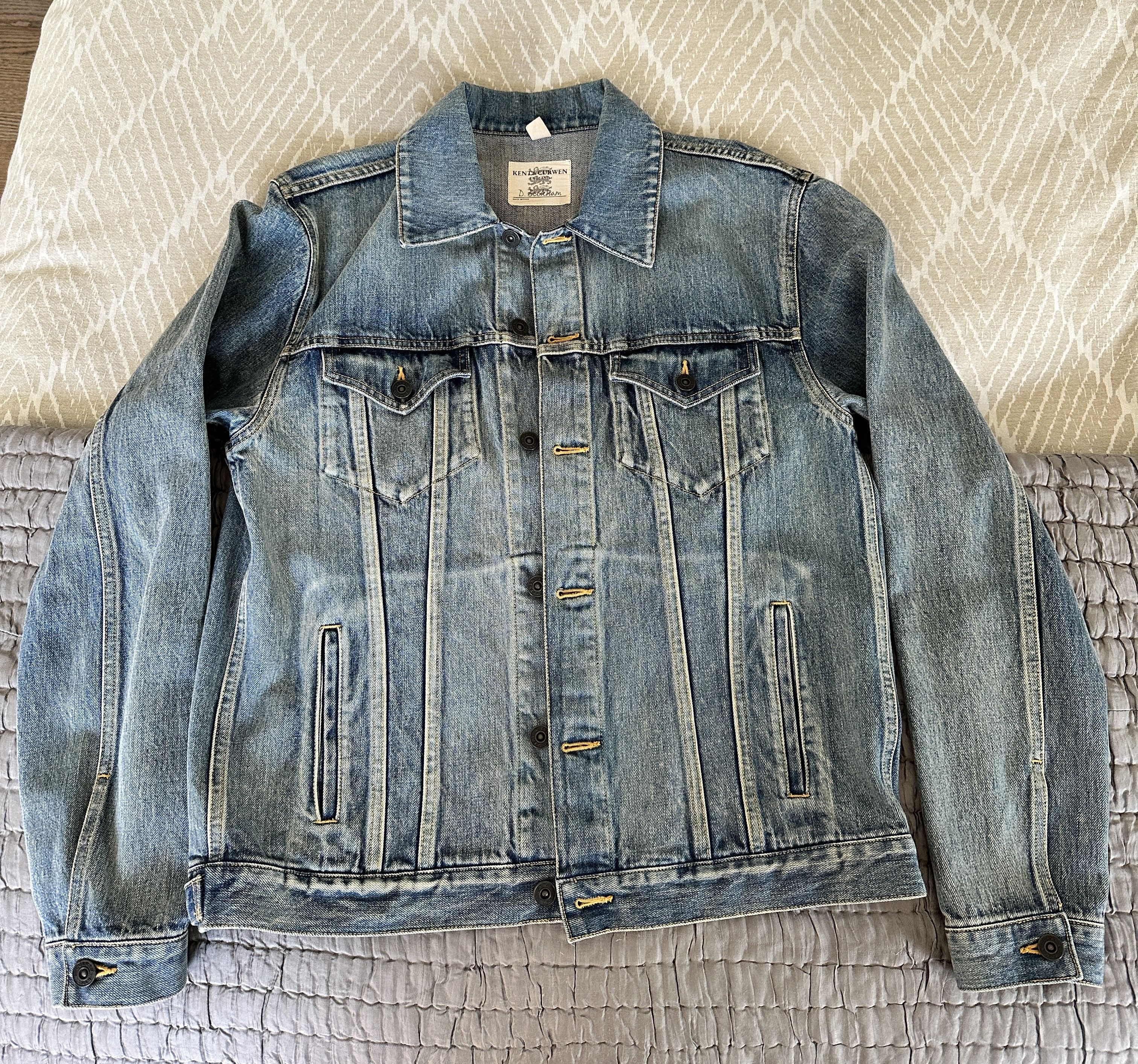 David Beckham Denim Jacket Size US L / EU 52-54 / 3 - 1 Preview